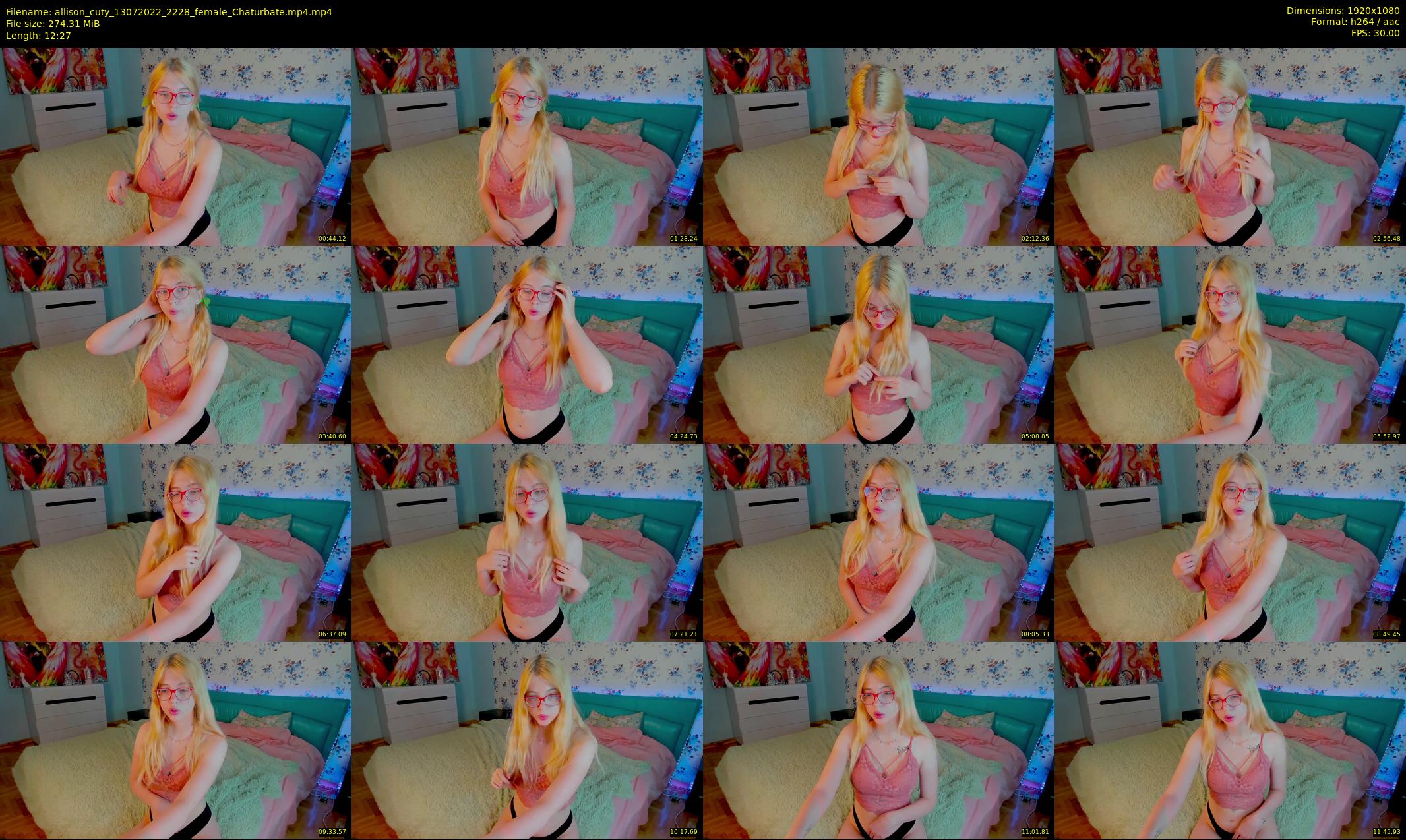 allison_cuty — 13 minute Chaturbate female cam show recording, 1080p, Jul 13, 2022