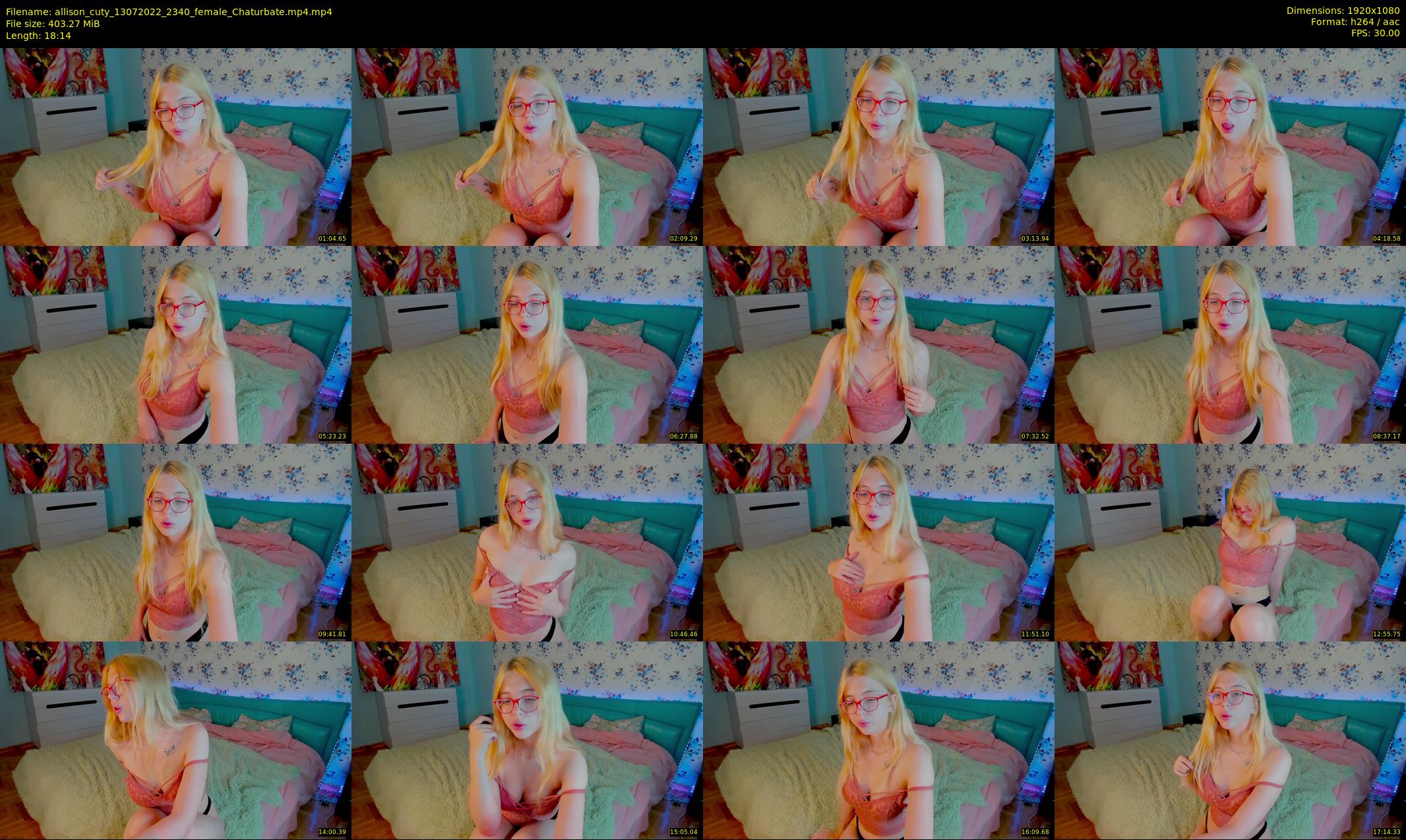 allison_cuty — 19 minute Chaturbate female cam show recording, 1080p, Jul 13, 2022