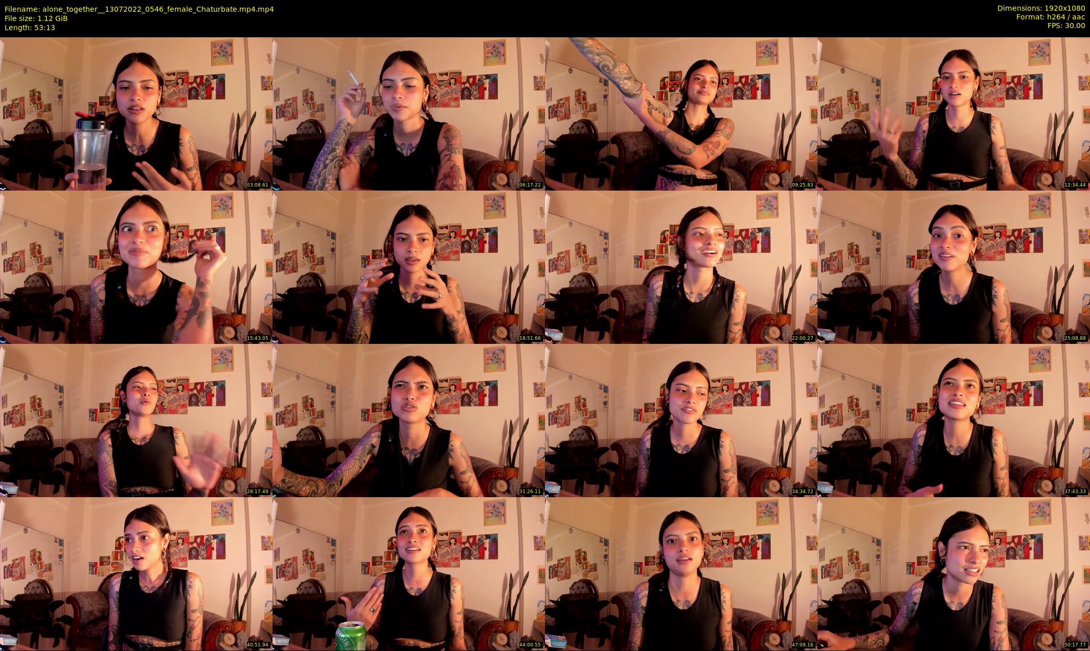 alone_together_ — 54 minute Chaturbate female cam show recording, 1080p, Jul 13, 2022