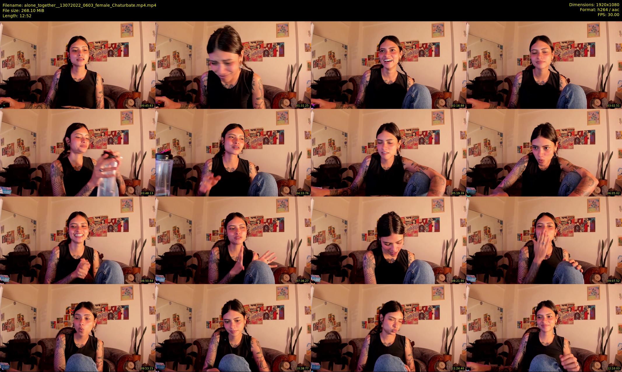 alone_together_ — 13 minute Chaturbate female cam show recording, 1080p, Jul 13, 2022