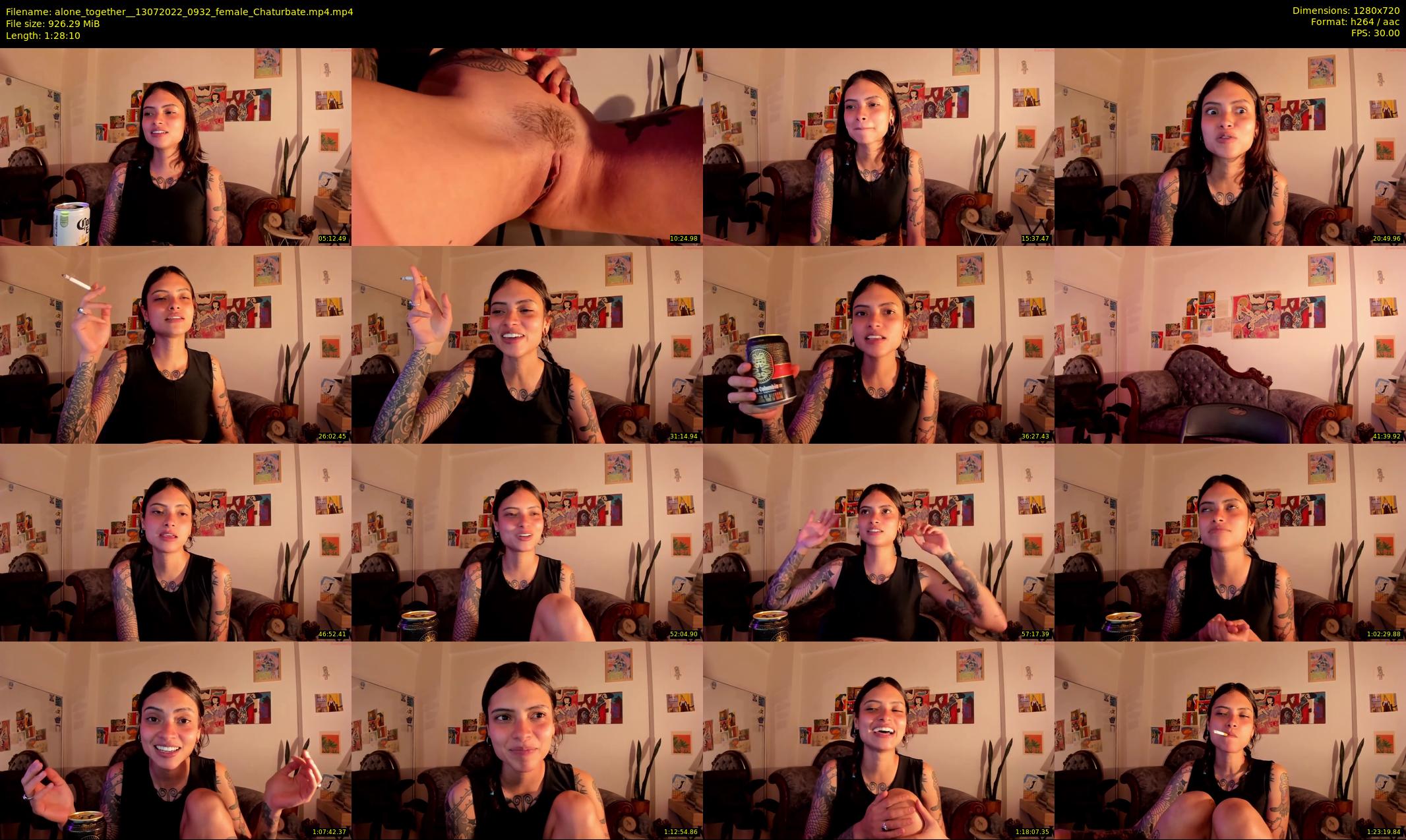 alone_together_ — 89 minute Chaturbate female cam show recording, 720p, Jul 13, 2022