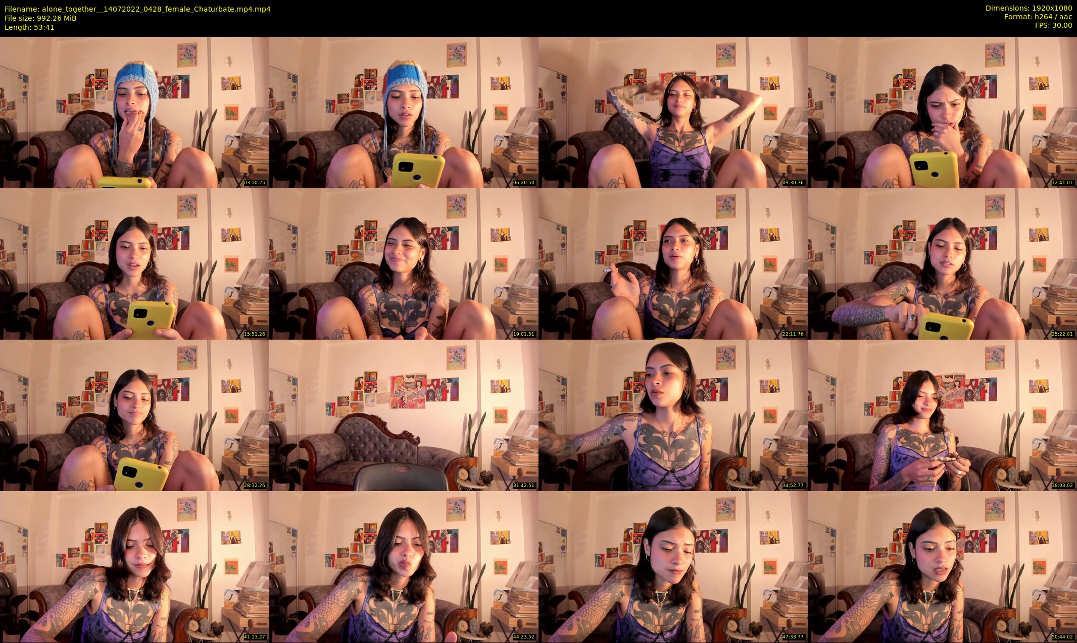 alone_together_ — 54 minute Chaturbate female cam show recording, 1080p, Jul 14, 2022