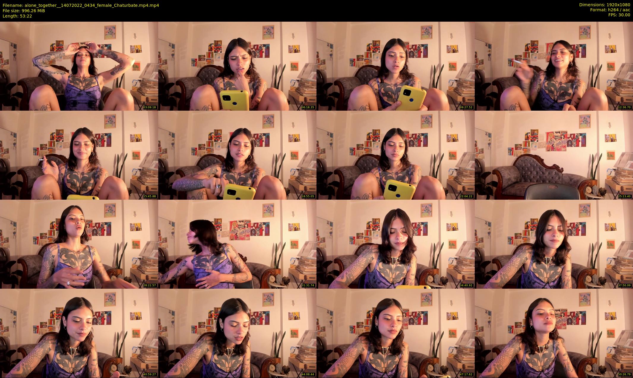 alone_together_ — 54 minute Chaturbate female cam show recording, 1080p, Jul 14, 2022