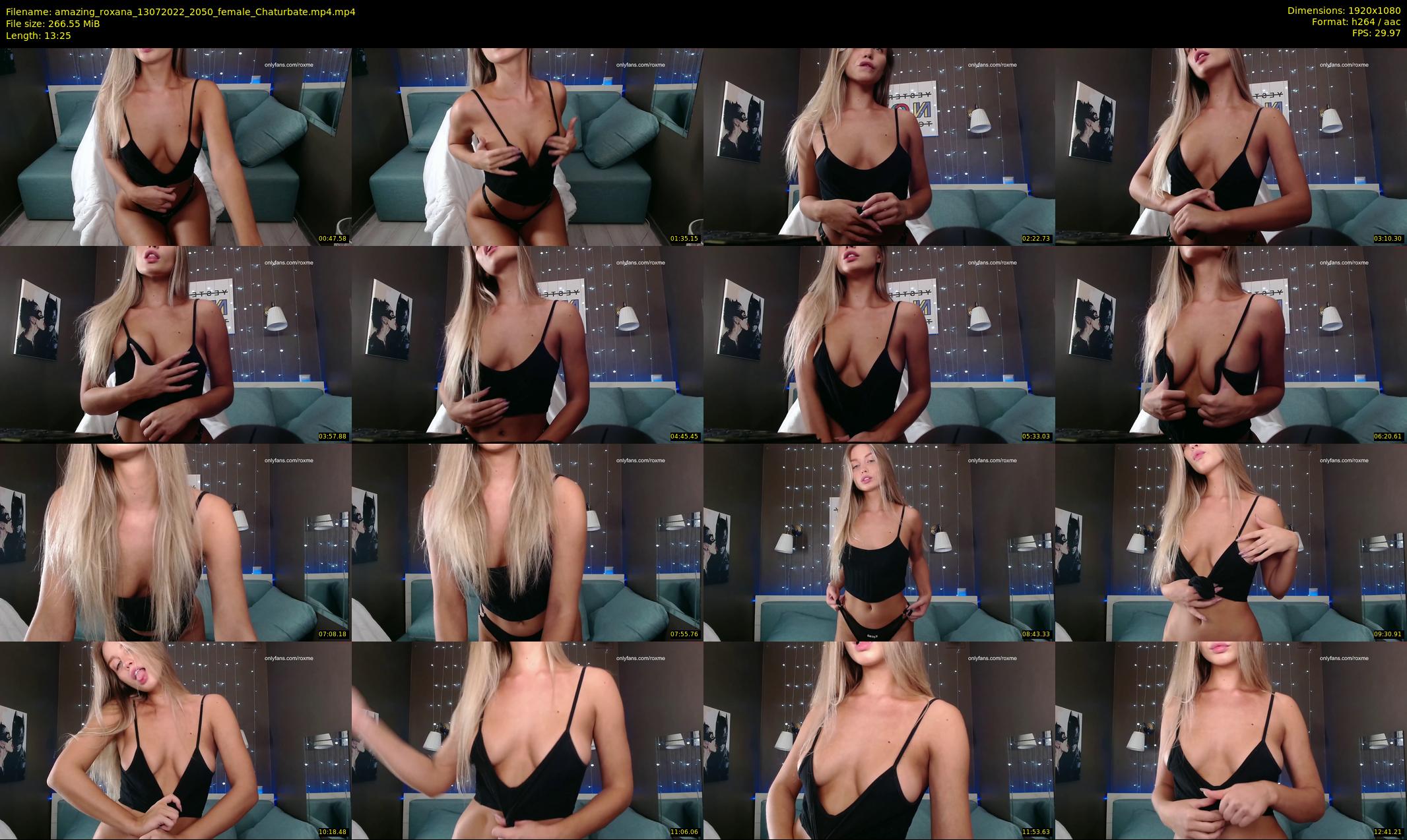 amazing_roxana — 14 minute Chaturbate female cam show recording, 1080p, Jul 13, 2022