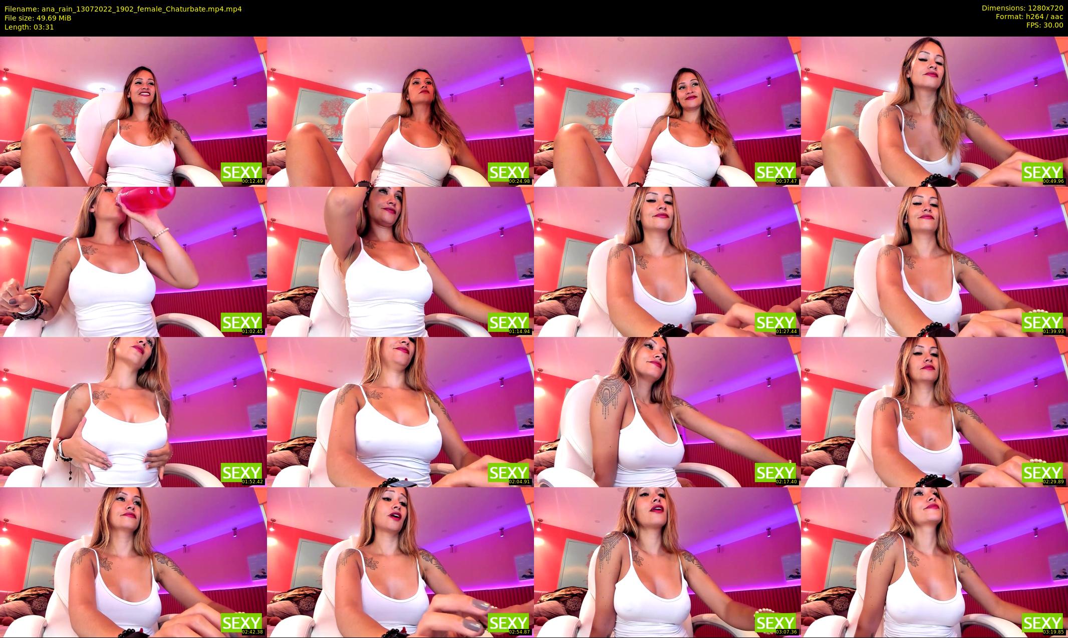 ana_rain — 4 minute Chaturbate female cam show recording, 720p, Jul 13, 2022