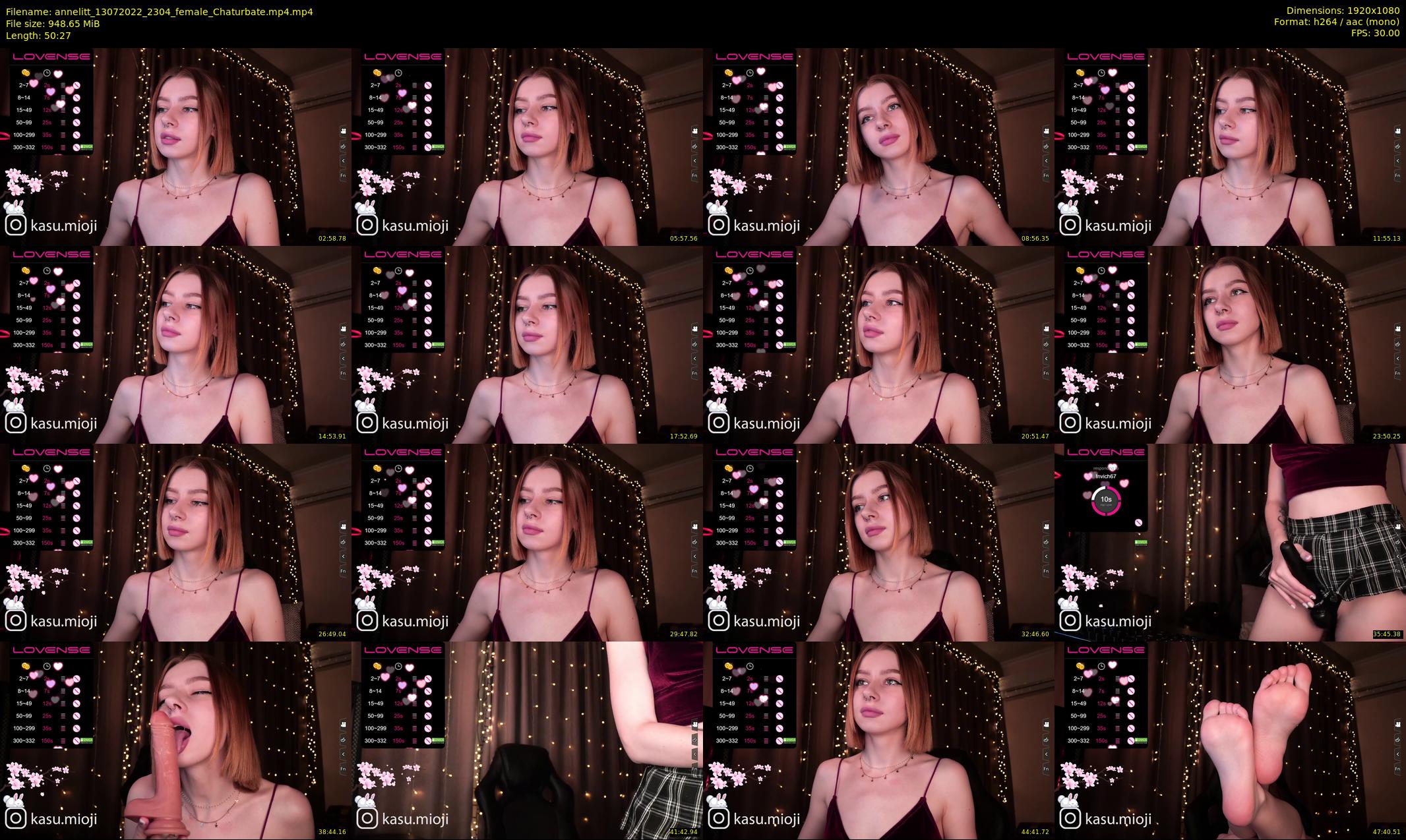 annelitt — 51 minute Chaturbate female cam show recording, 1080p, Jul 13, 2022