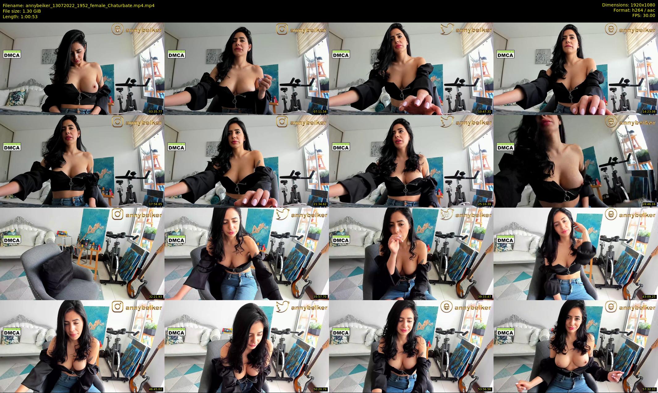 annybeiker — 61 minute Chaturbate female cam show recording, 1080p, Jul 13, 2022