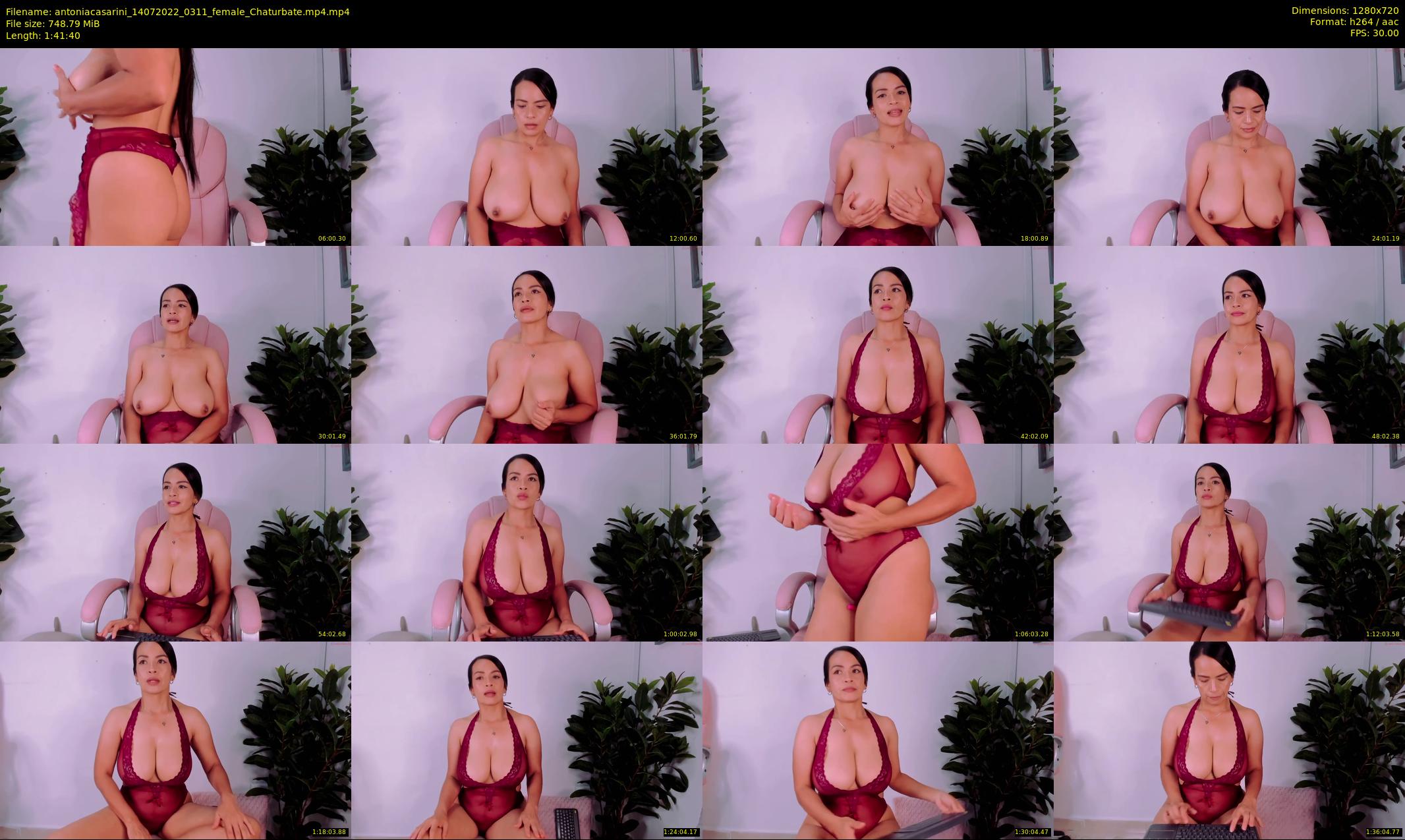 antoniacasarini — 102 minute Chaturbate female cam show recording, 720p, Jul 14, 2022