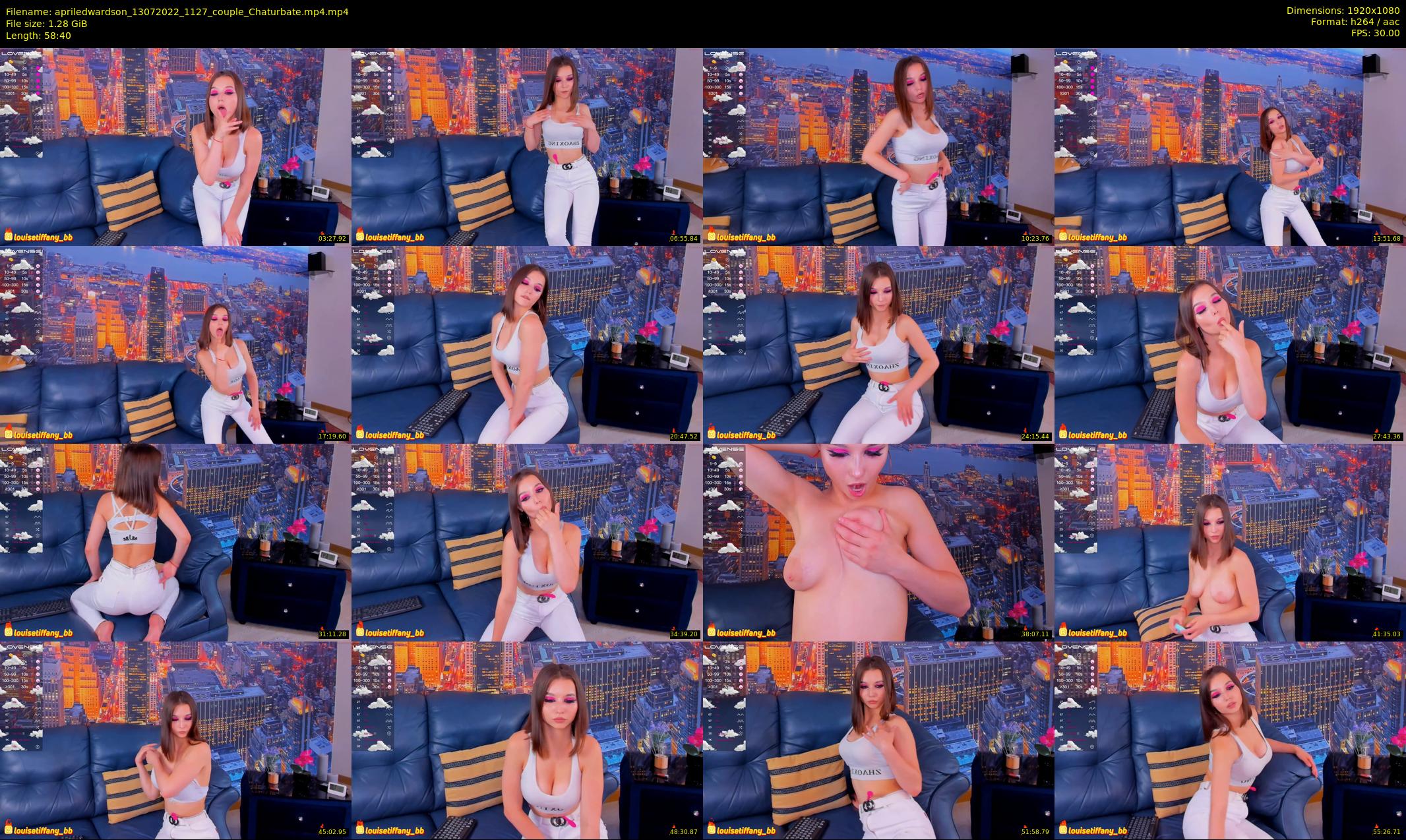 apriledwardson — 59 minute Chaturbate couple cam show recording, 1080p, Jul 13, 2022