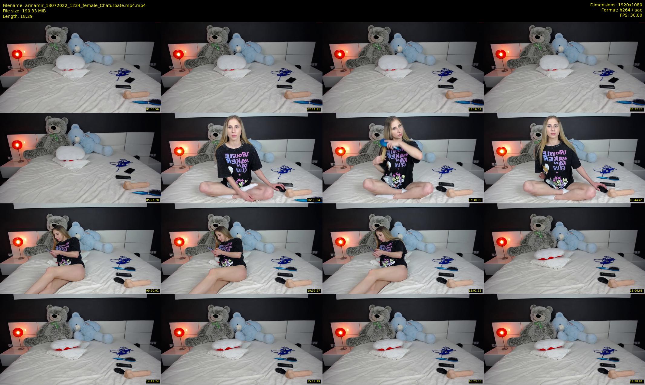 arinamir — 19 minute Chaturbate female cam show recording, 1080p, Jul 13, 2022