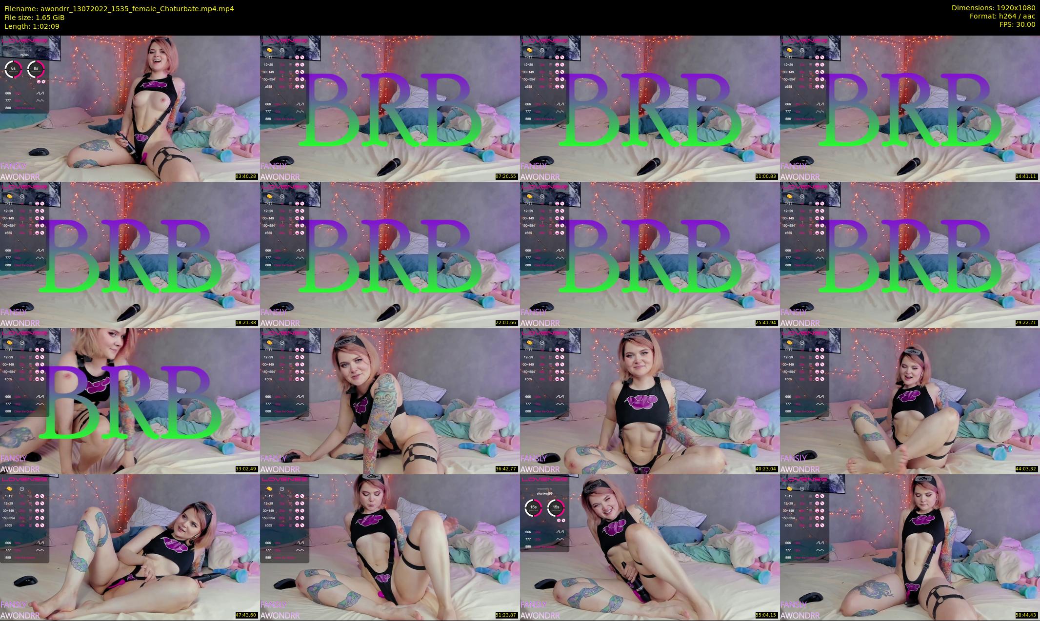 awondrr — 63 minute Chaturbate female cam show recording, 1080p, Jul 13, 2022