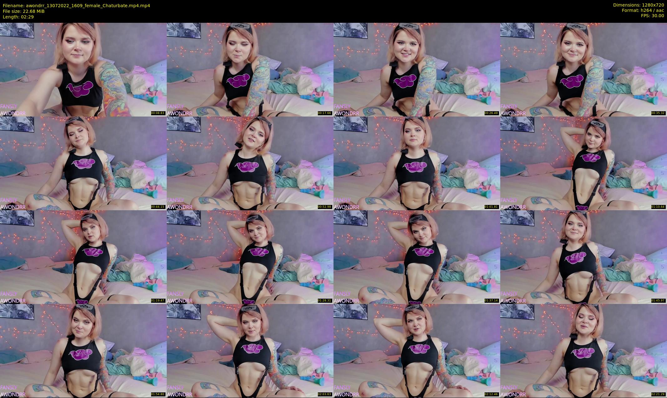 awondrr — 3 minute Chaturbate female cam show recording, 720p, Jul 13, 2022