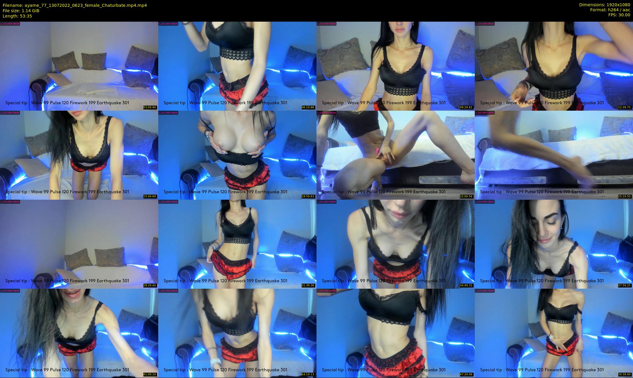 ayame_77 — 54 minute Chaturbate female cam show recording, 1080p, Jul 13, 2022