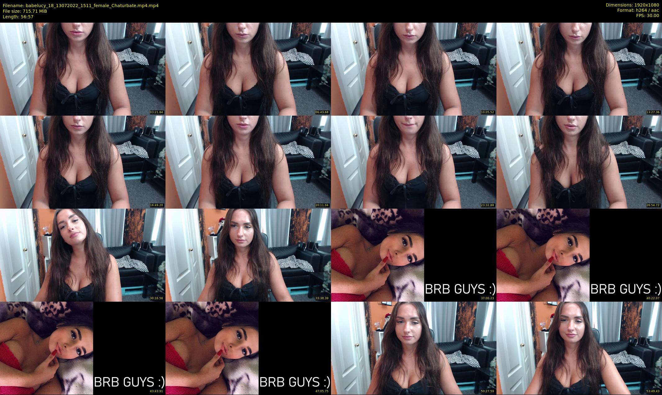 babelucy_18 — 57 minute Chaturbate female cam show recording, 1080p, Jul 13, 2022