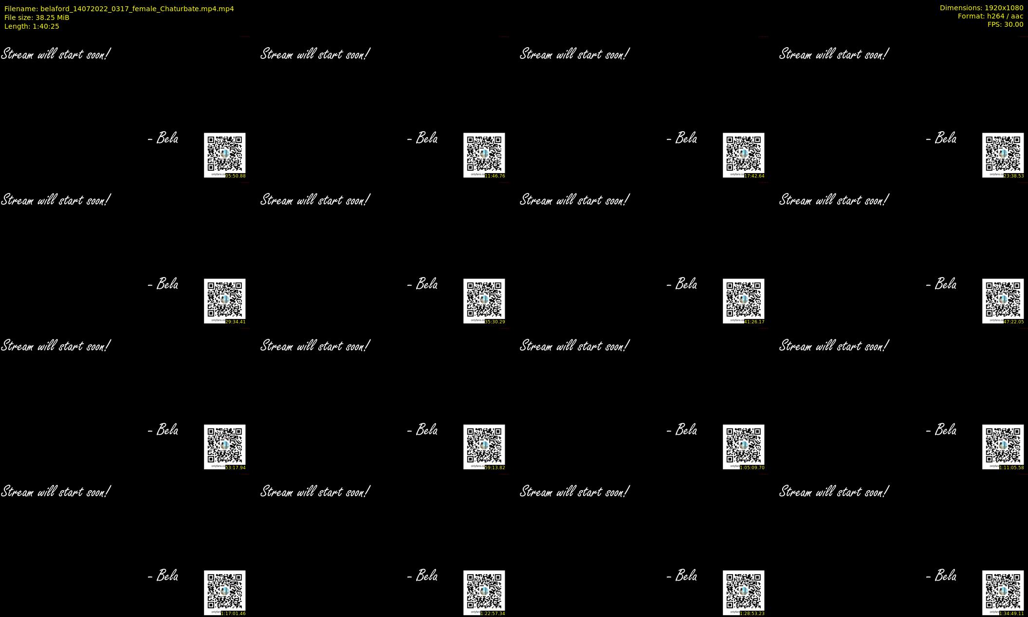 belaford — 101 minute Chaturbate female cam show recording, 1080p, Jul 14, 2022