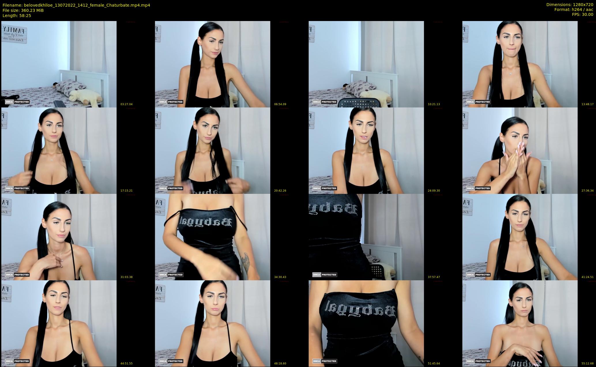 belovedkhlloe — 59 minute Chaturbate female cam show recording, 720p, Jul 13, 2022
