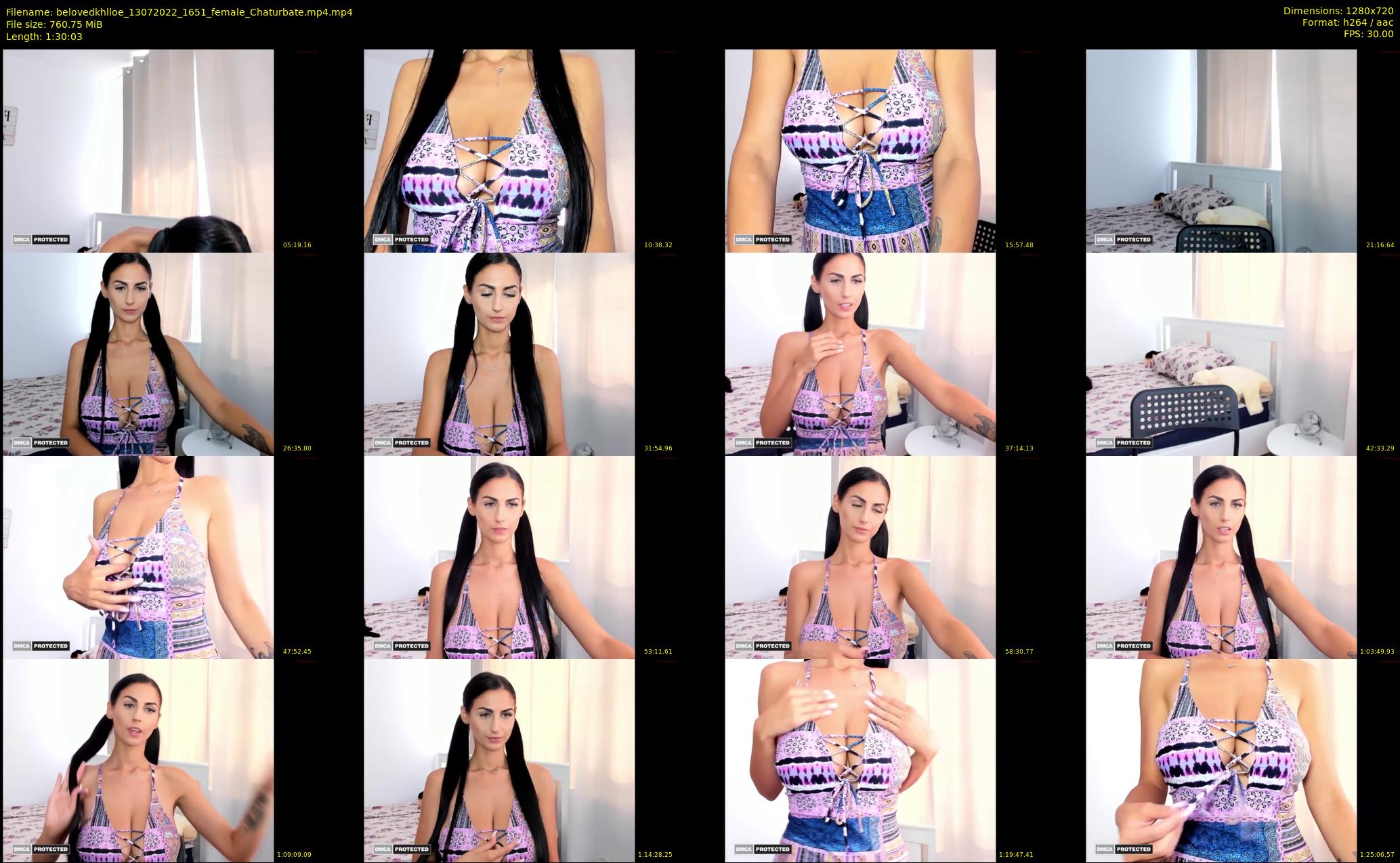 belovedkhlloe — 91 minute Chaturbate female cam show recording, 720p, Jul 13, 2022