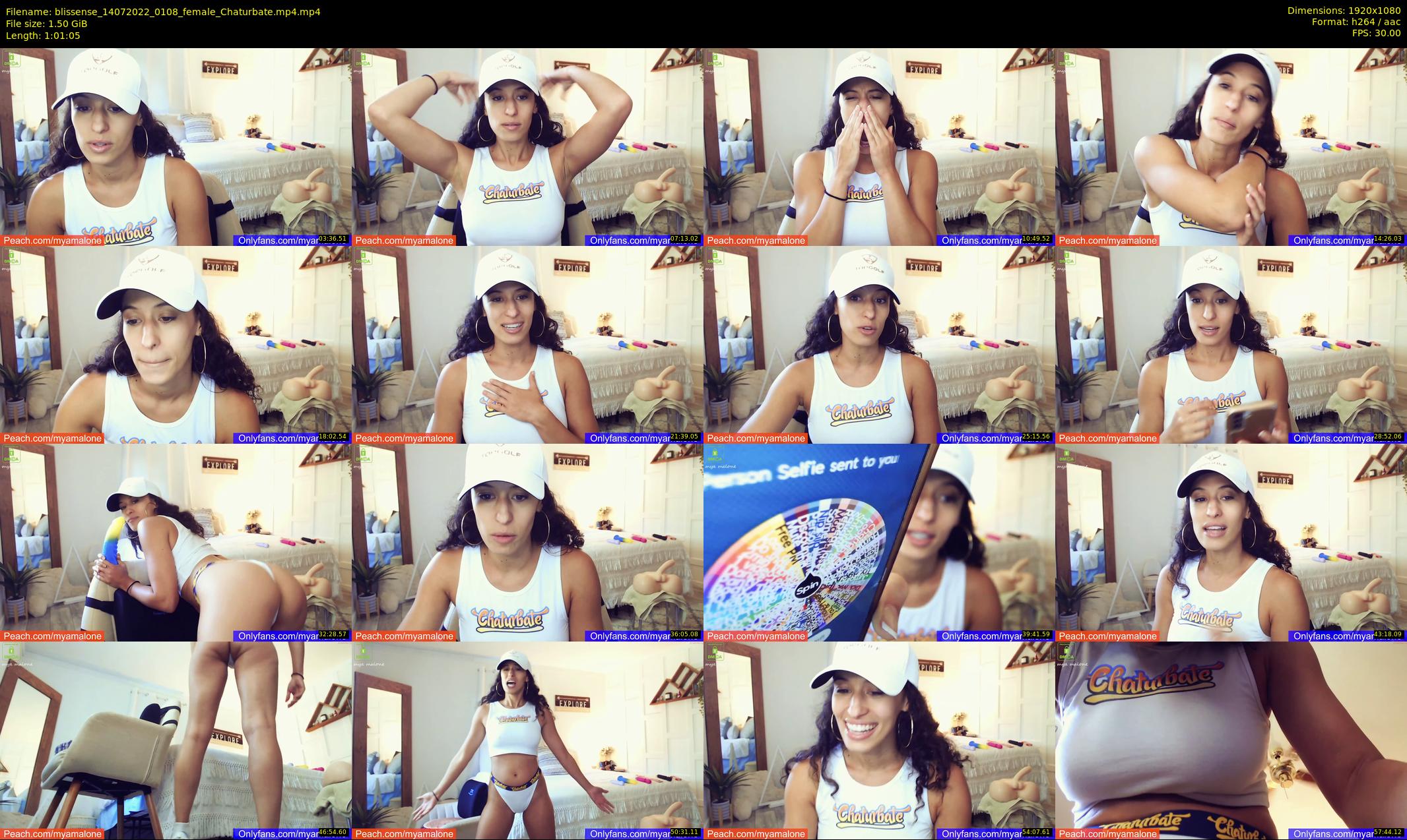 blissense — 62 minute Chaturbate female cam show recording, 1080p, Jul 14, 2022