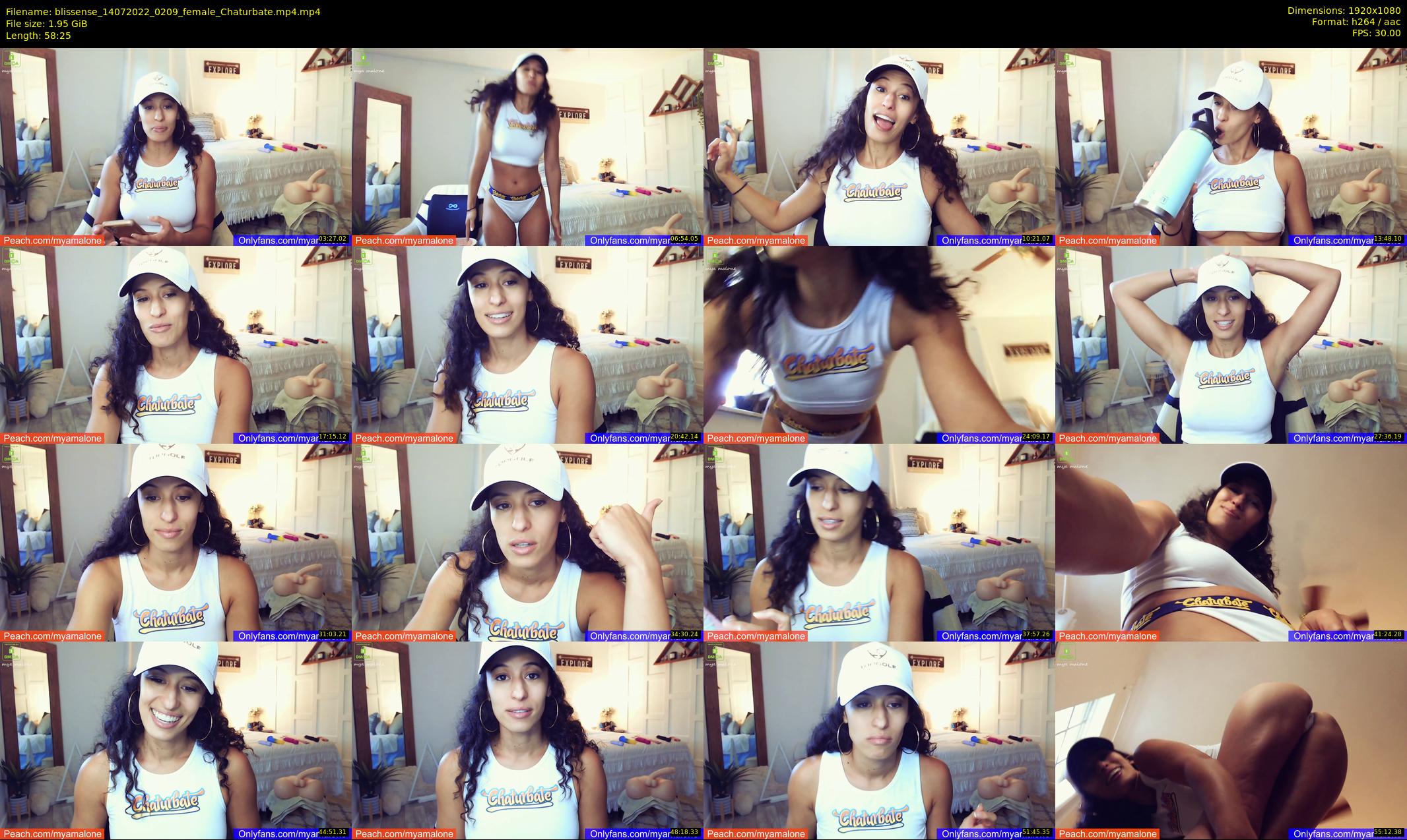 blissense — 59 minute Chaturbate female cam show recording, 1080p, Jul 14, 2022