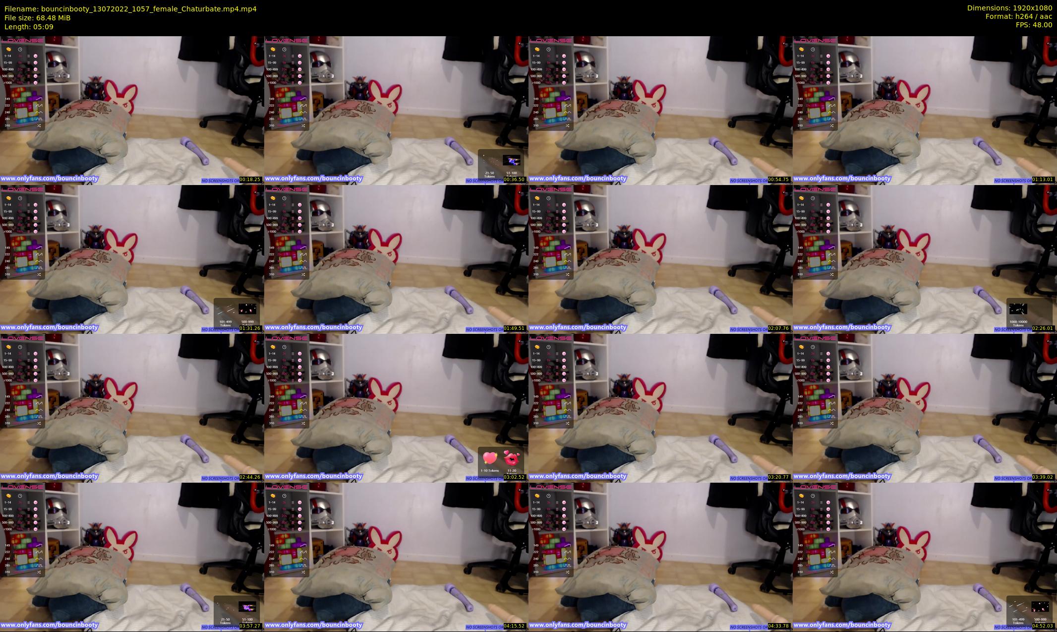 bouncinbooty — 6 minute Chaturbate female cam show recording, 1080p, Jul 13, 2022
