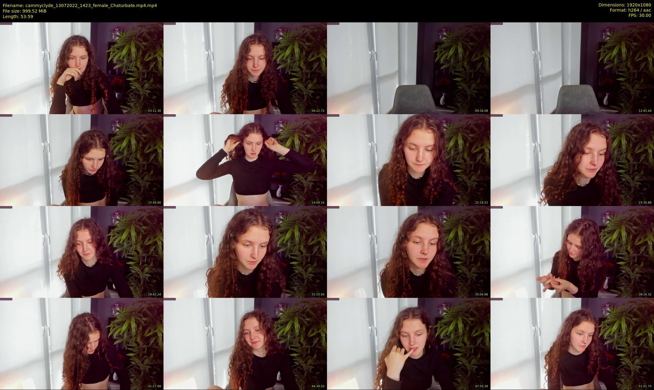 cammyclyde — 54 minute Chaturbate female cam show recording, 1080p, Jul 13, 2022
