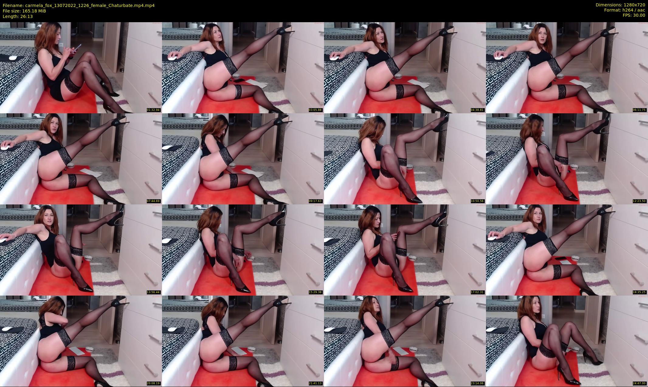 carmela_fox — 27 minute Chaturbate female cam show recording, 720p, Jul 13, 2022