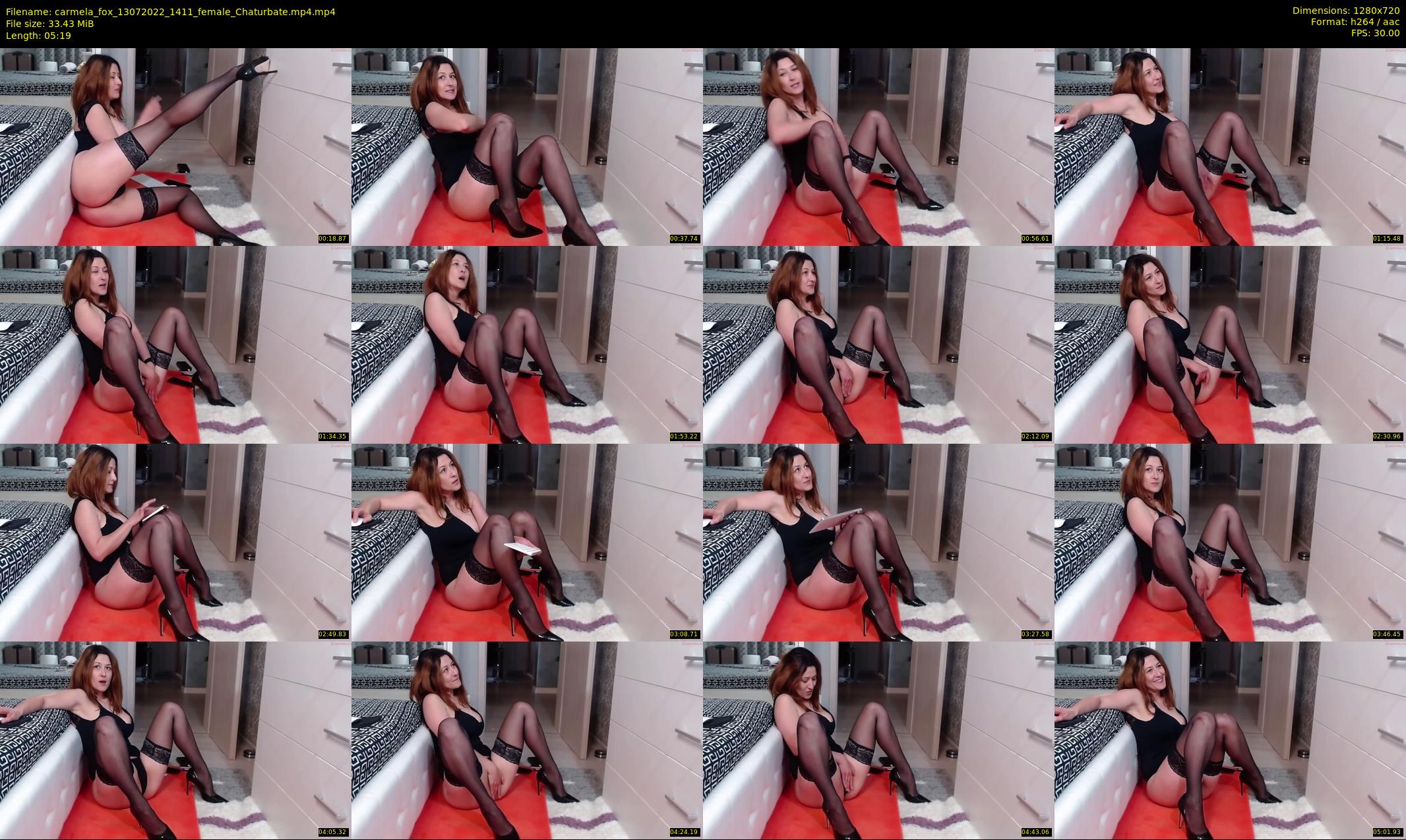 carmela_fox — 6 minute Chaturbate female cam show recording, 720p, Jul 13, 2022