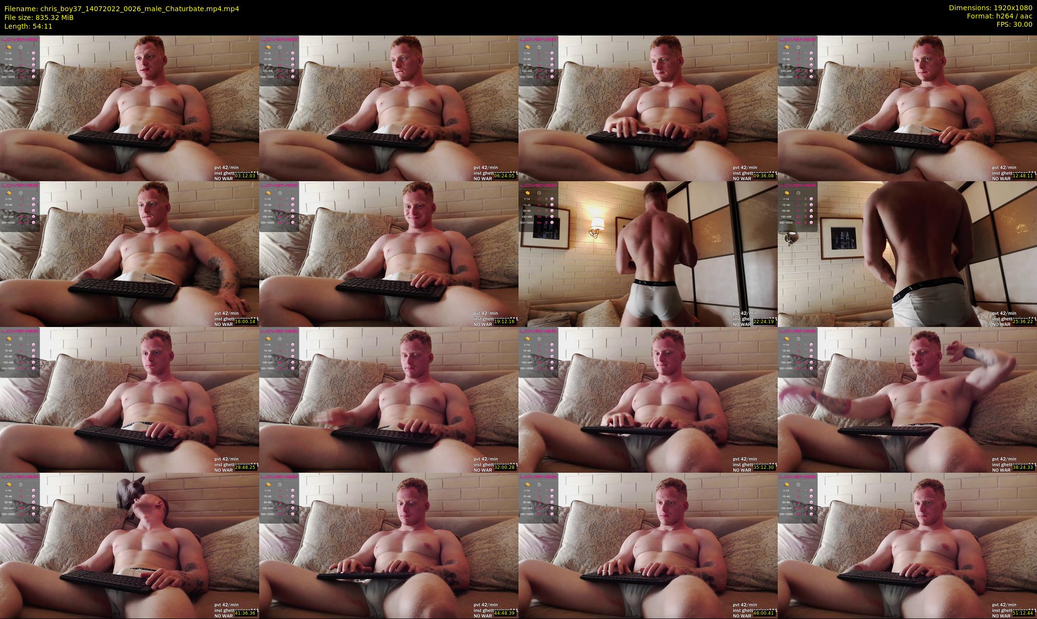 chris_boy37 — 55 minute Chaturbate male cam show recording, 1080p, Jul 14, 2022