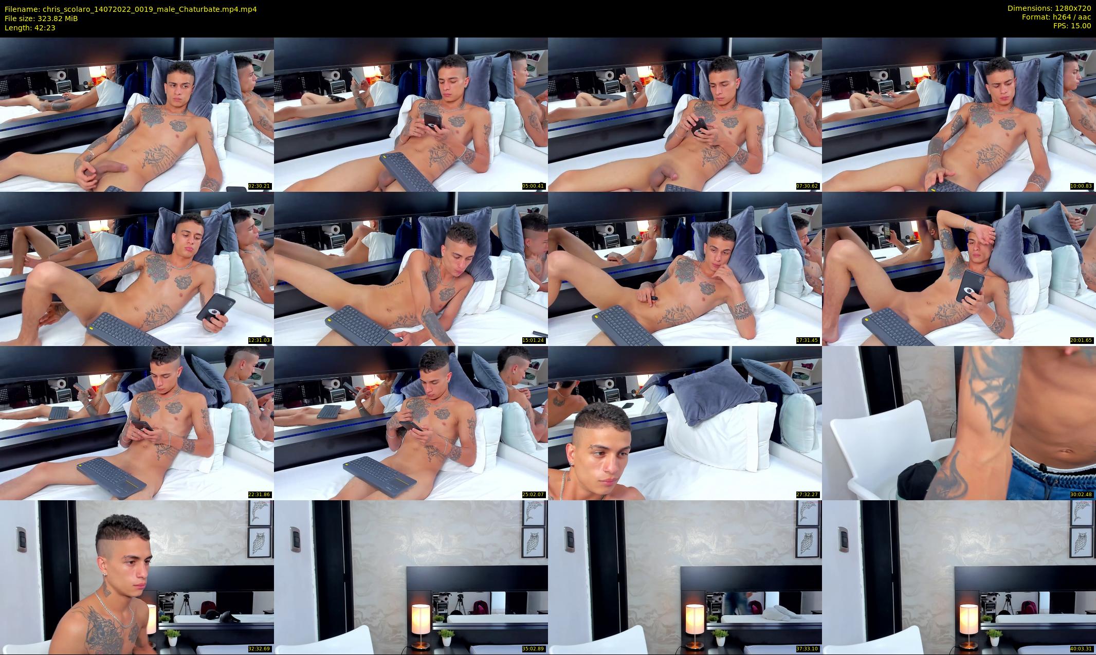 chris_scolaro — 43 minute Chaturbate male cam show recording, 720p, Jul 14, 2022
