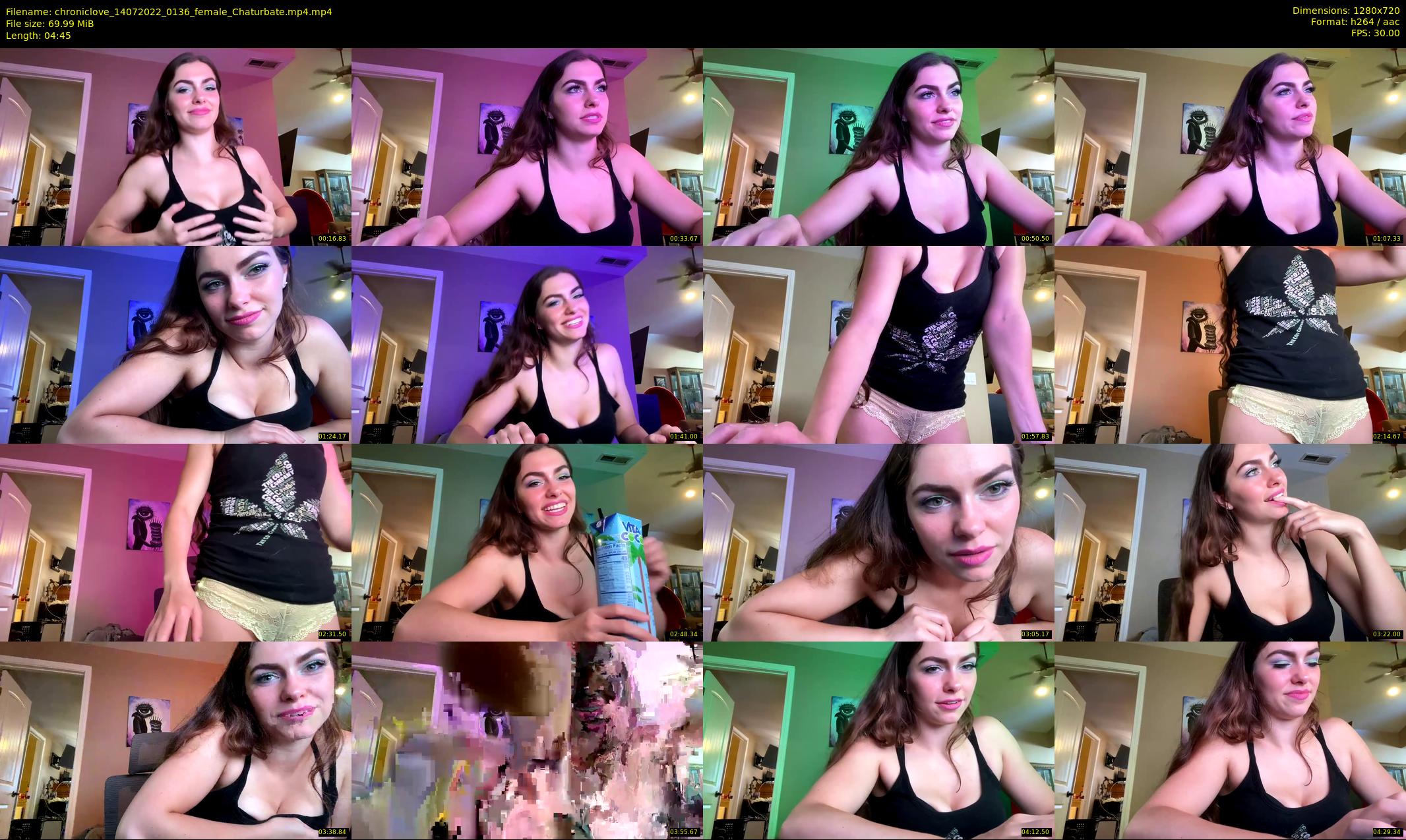 chroniclove — 5 minute Chaturbate female cam show recording, 720p, Jul 14, 2022