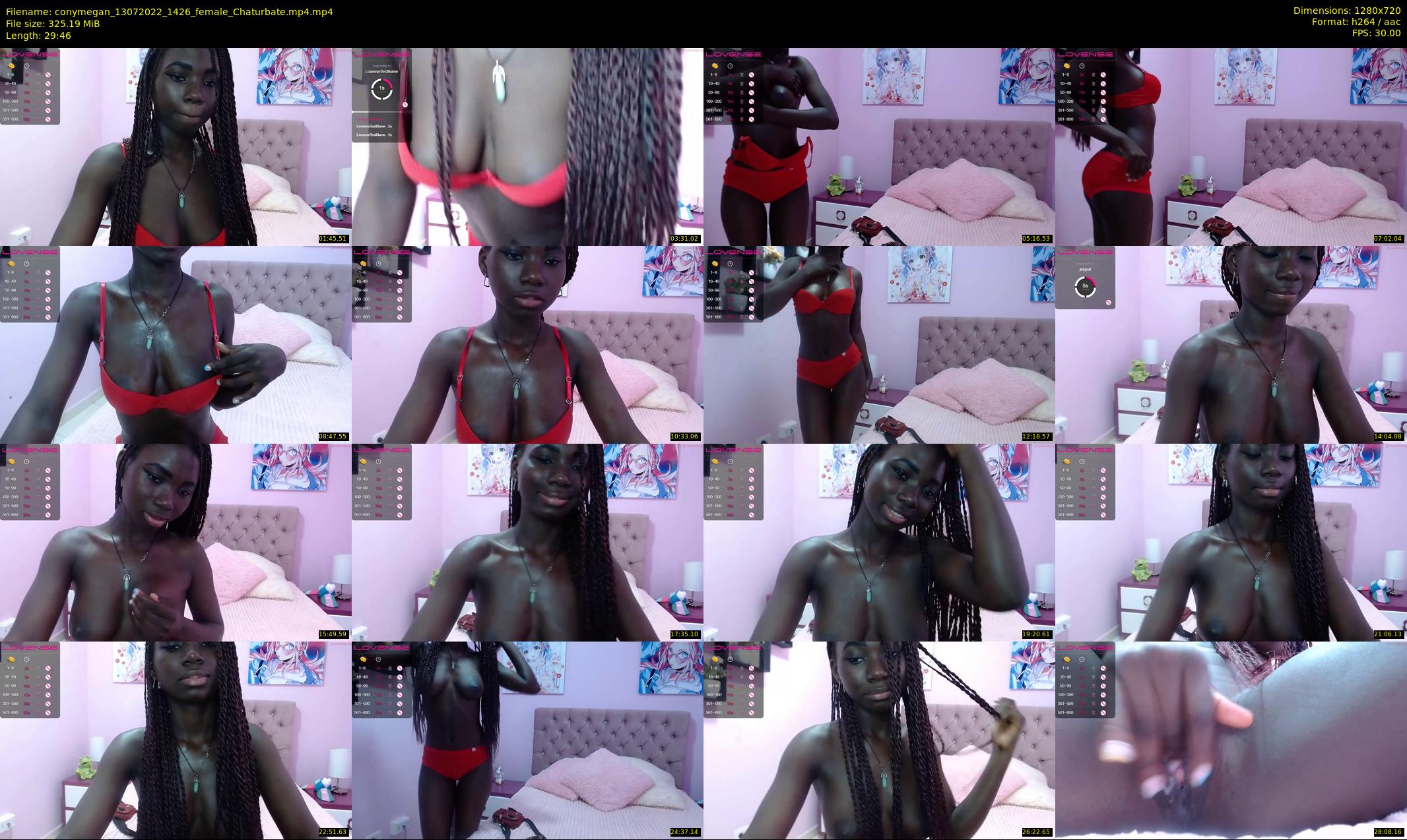 conymegan — 30 minute Chaturbate female cam show recording, 720p, Jul 13, 2022