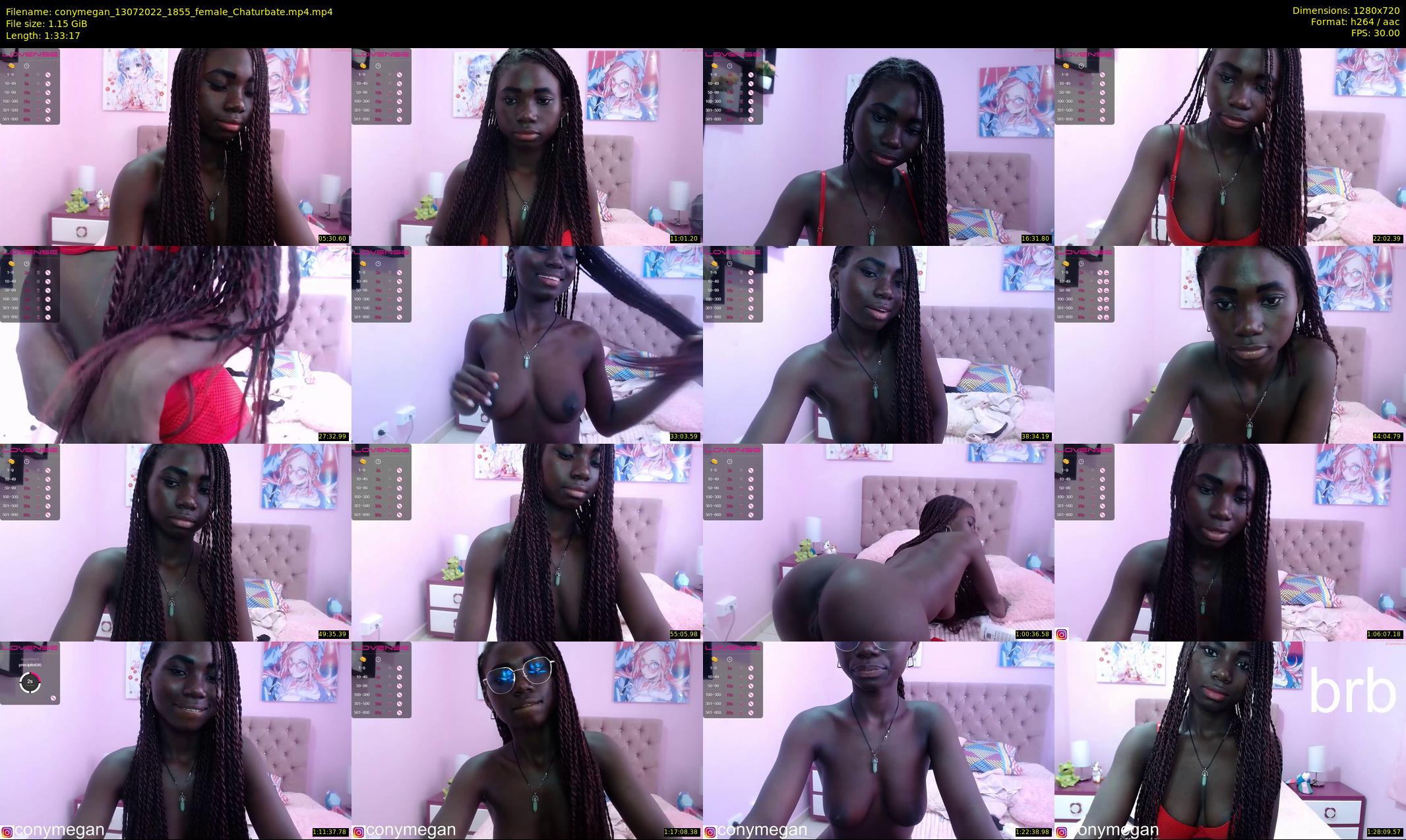 conymegan — 94 minute Chaturbate female cam show recording, 720p, Jul 13, 2022