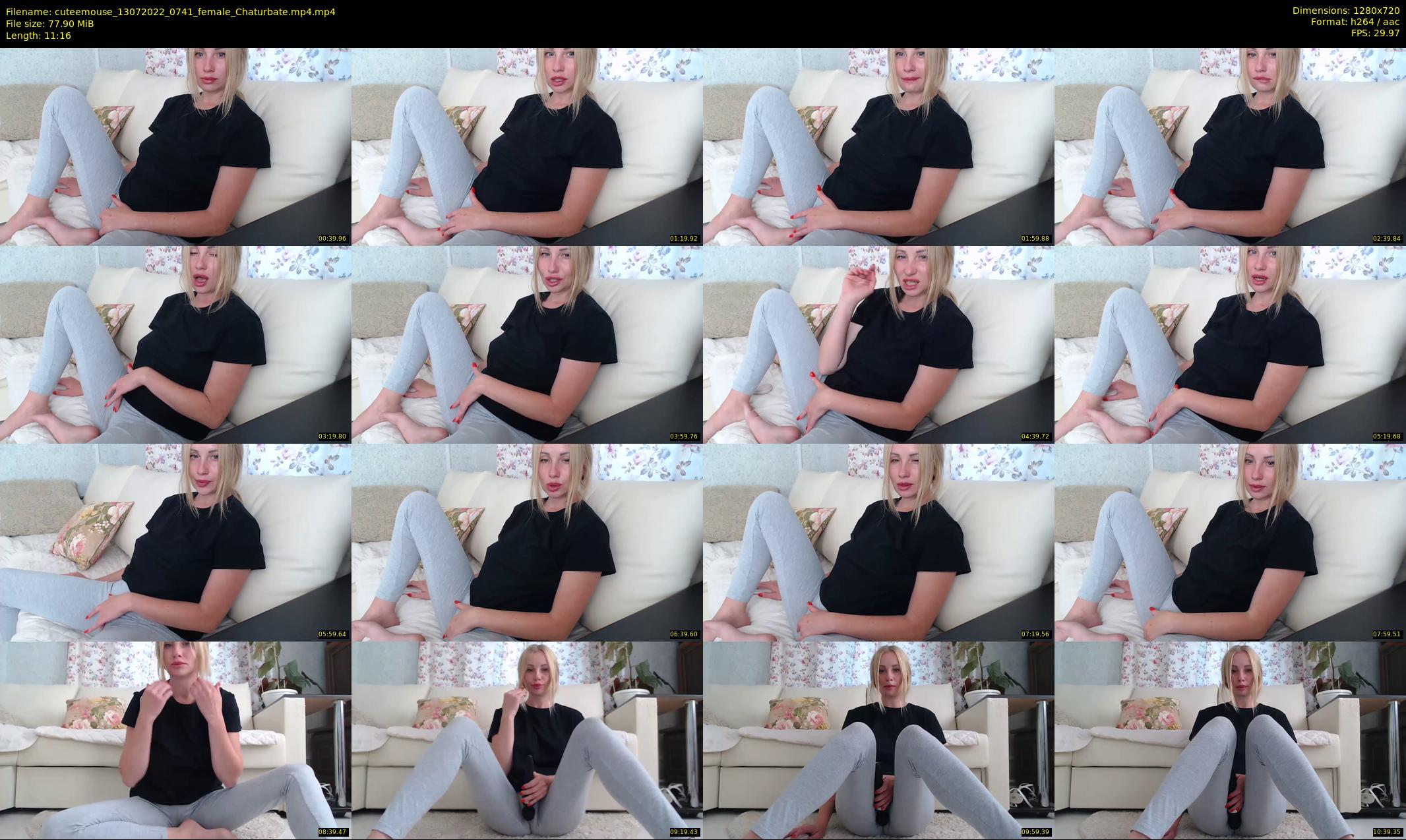 cuteemouse — 12 minute Chaturbate female cam show recording, 720p, Jul 13, 2022