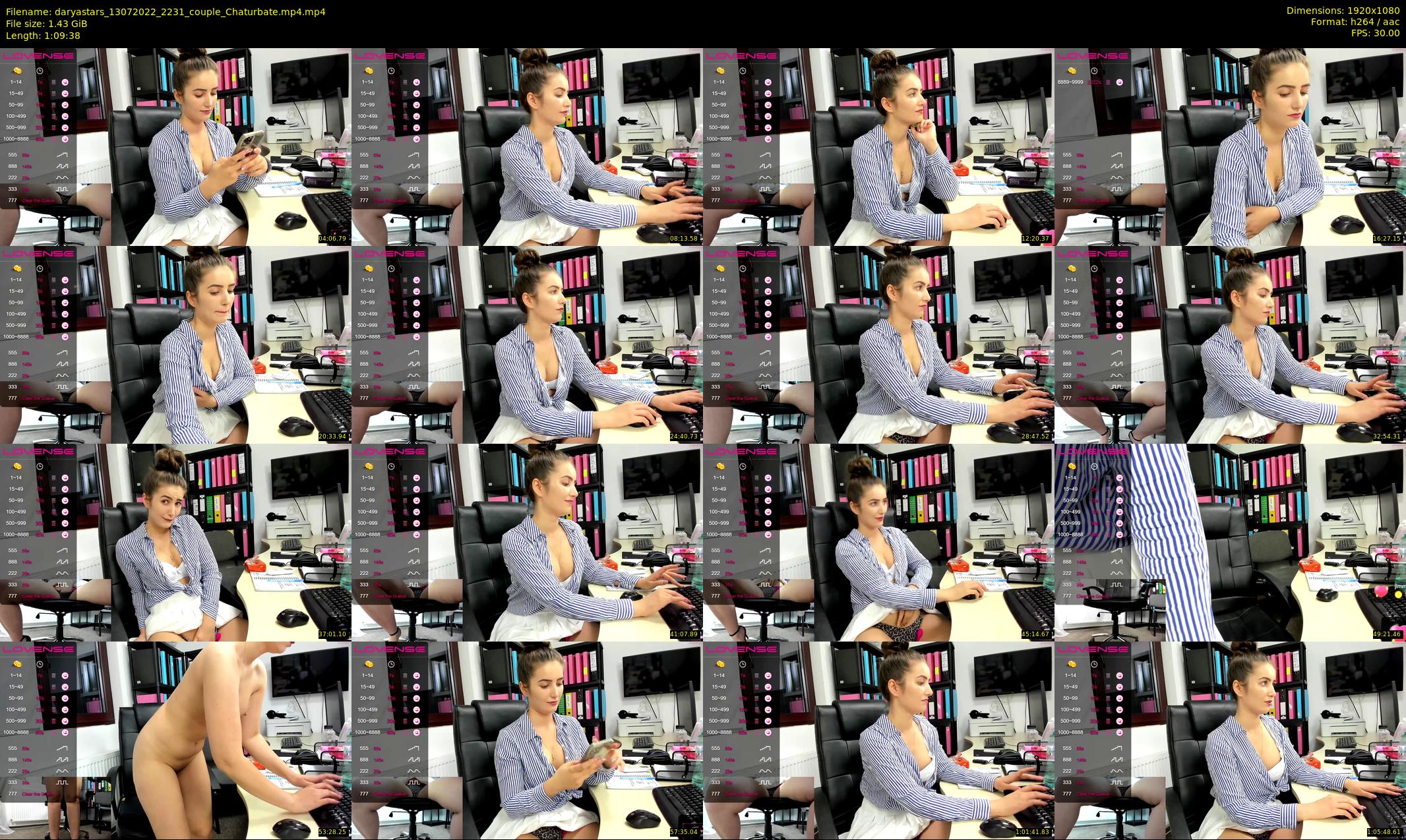 daryastars — 70 minute Chaturbate couple cam show recording, 1080p, Jul 13, 2022
