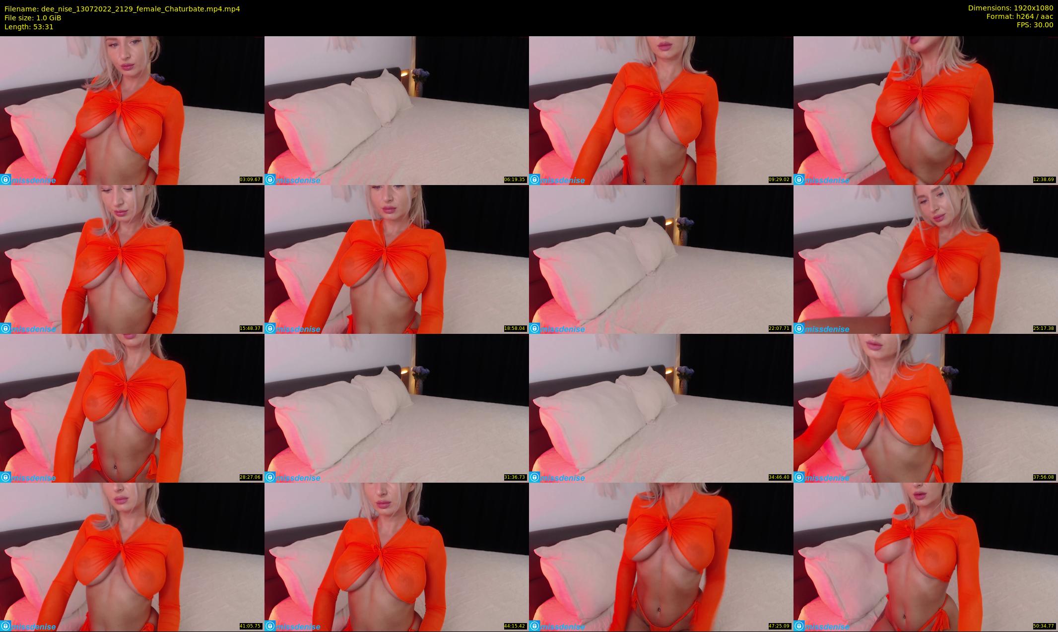 dee_nise — 54 minute Chaturbate female cam show recording, 1080p, Jul 13, 2022