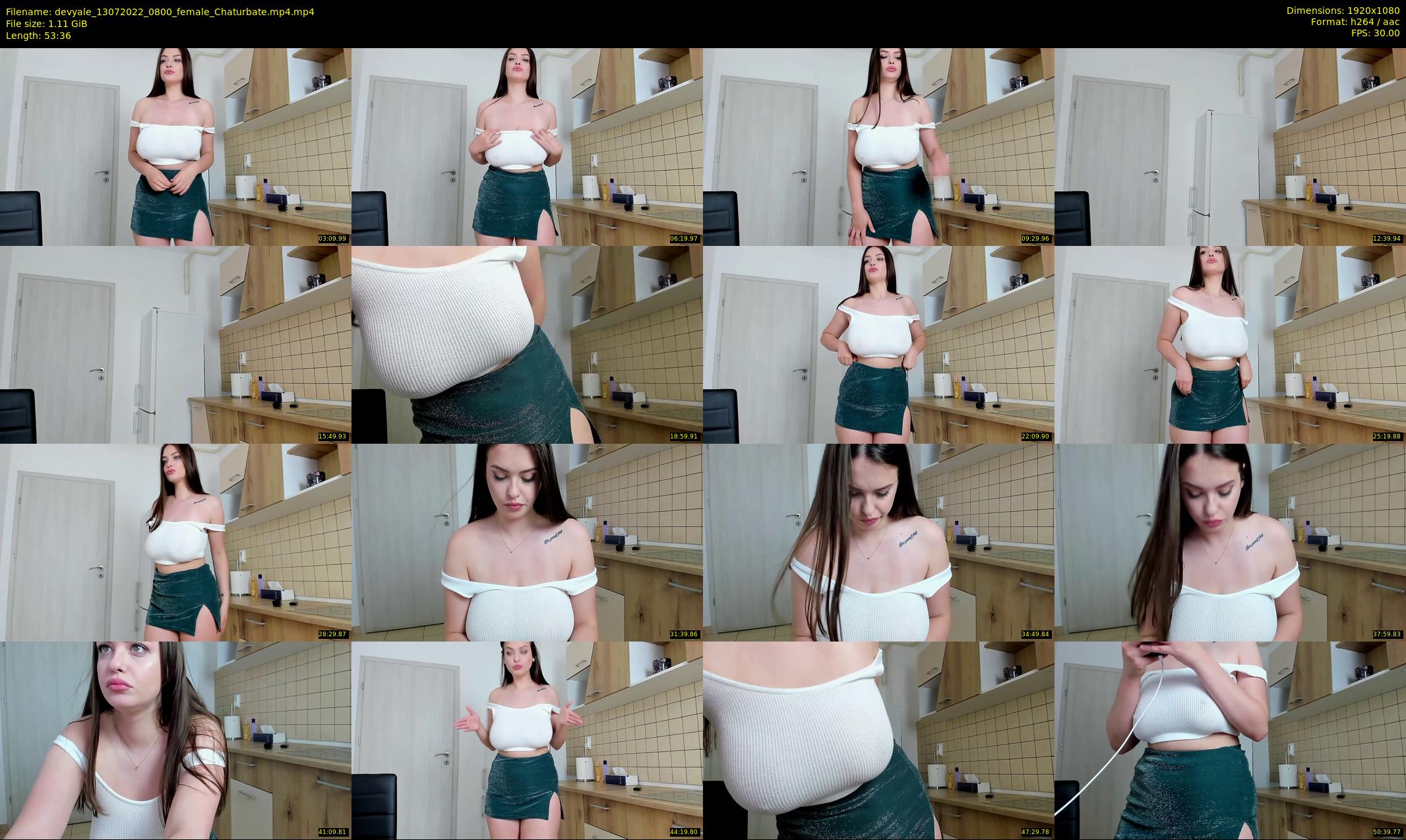 devyale — 54 minute Chaturbate female cam show recording, 1080p, Jul 13, 2022