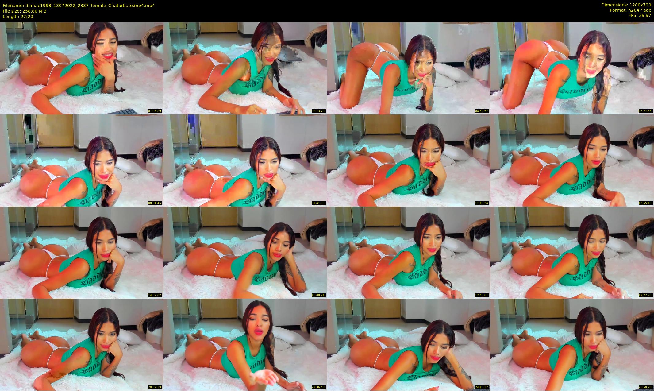 dianac1998 — 28 minute Chaturbate female cam show recording, 720p, Jul 13, 2022