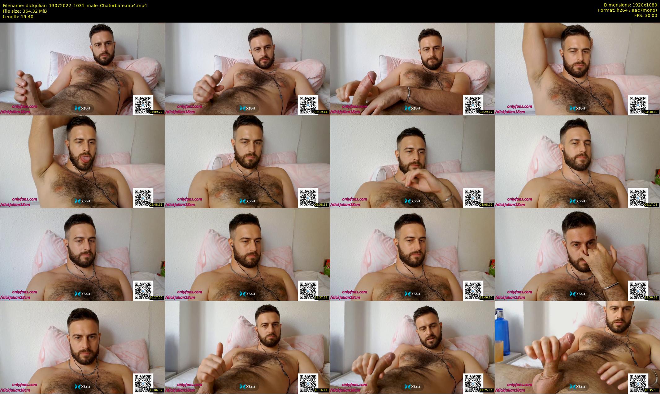 dickjulian — 20 minute Chaturbate male cam show recording, 1080p, Jul 13, 2022