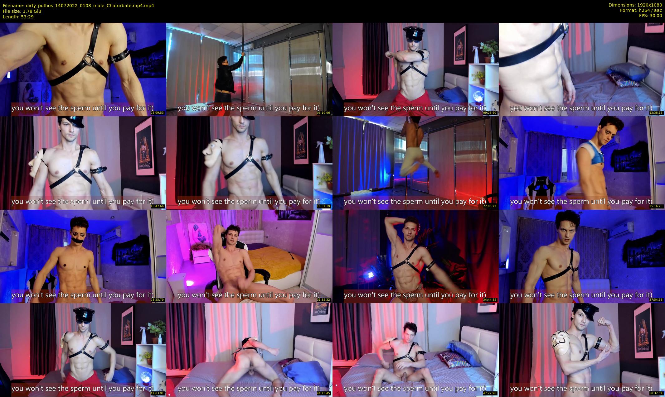 dirty_pothos — 54 minute Chaturbate male cam show recording, 1080p, Jul 14, 2022
