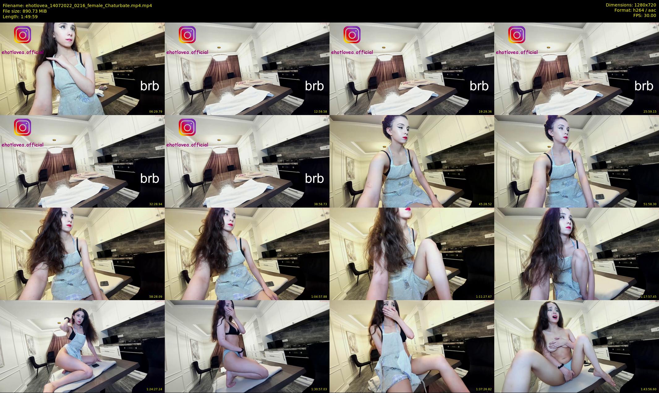 ehotlovea — 110 minute Chaturbate female cam show recording, 720p, Jul 14, 2022