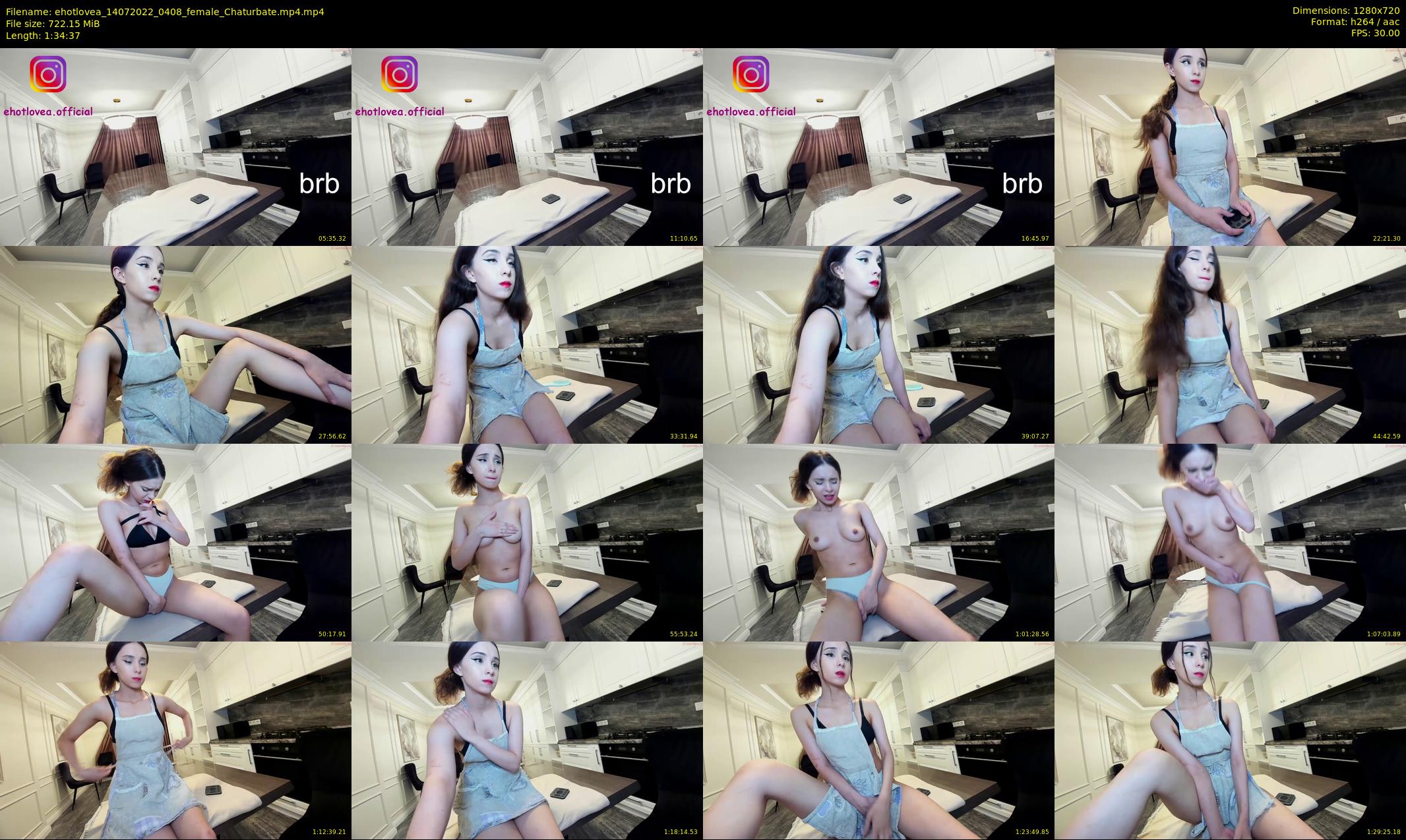 ehotlovea — 95 minute Chaturbate female cam show recording, 720p, Jul 14, 2022