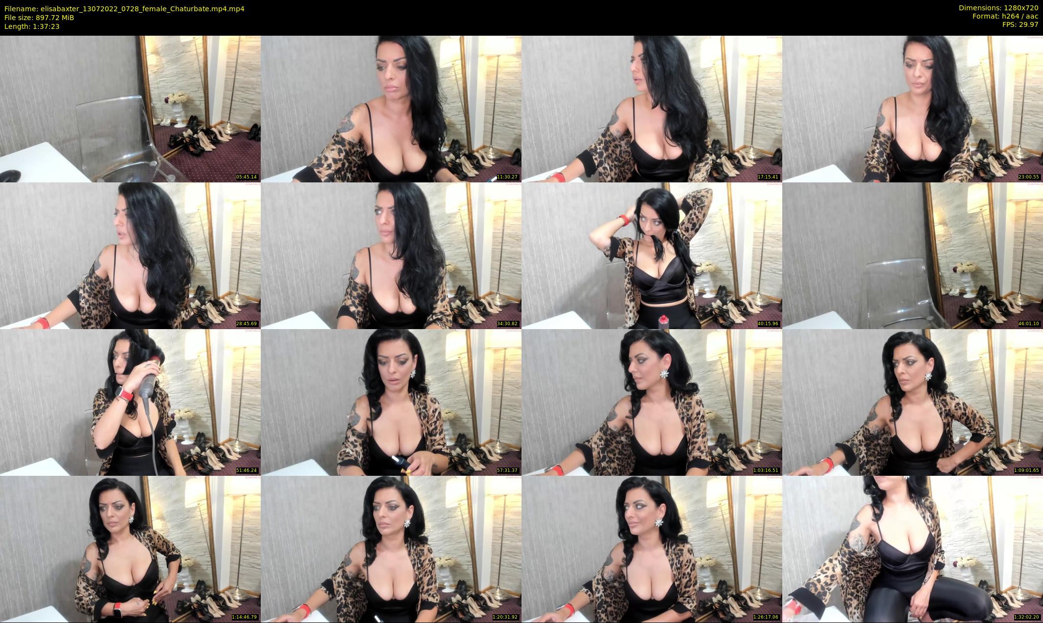 elisabaxter — 98 minute Chaturbate female cam show recording, 720p, Jul 13, 2022