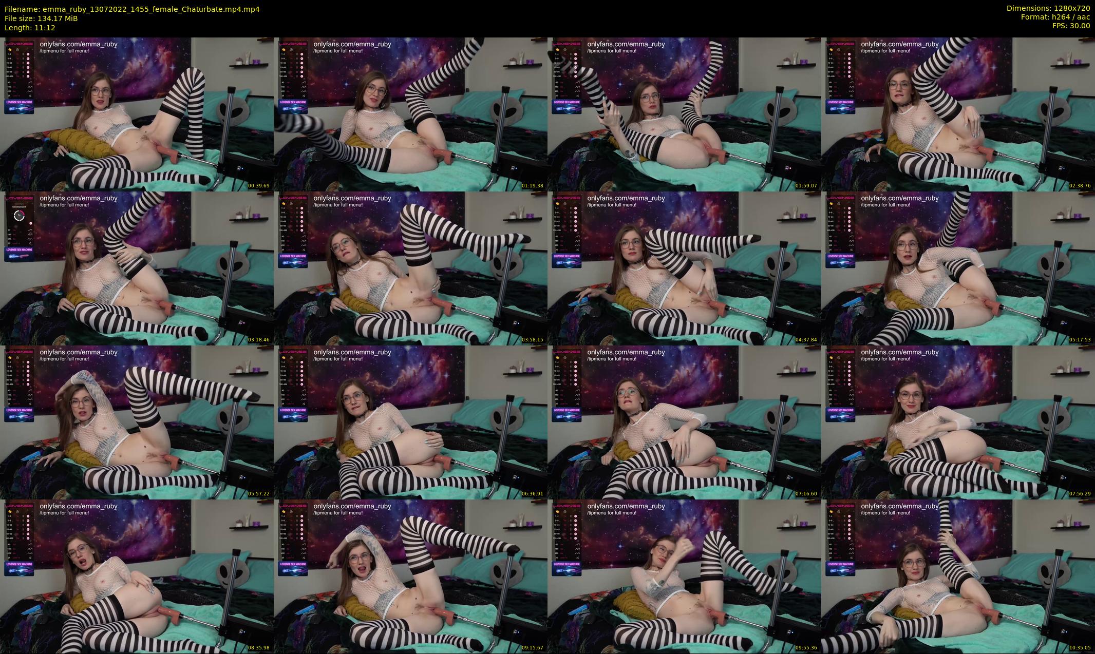 emma_ruby — 12 minute Chaturbate female cam show recording, 720p, Jul 13, 2022