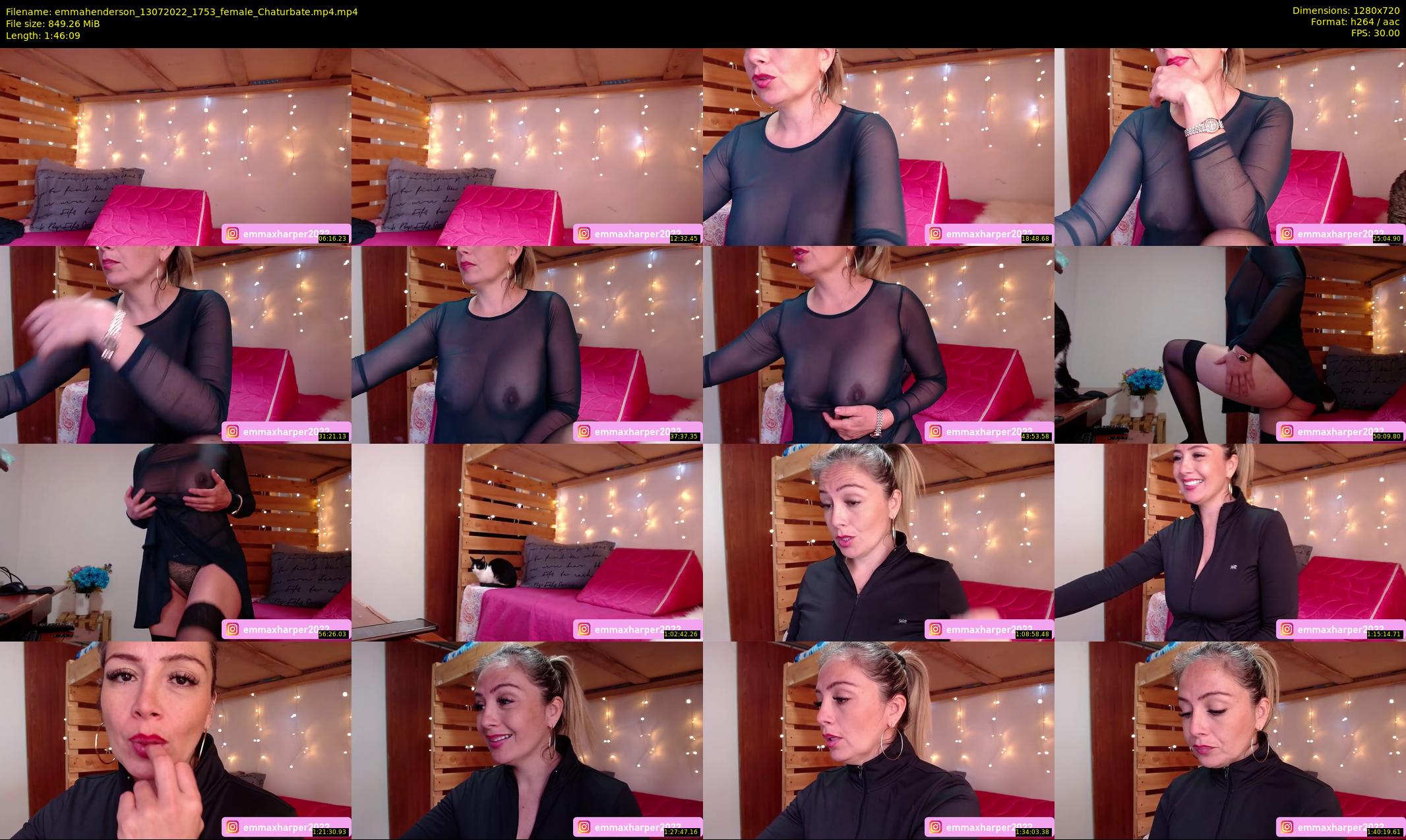 emmahenderson — 107 minute Chaturbate female cam show recording, 720p, Jul 13, 2022