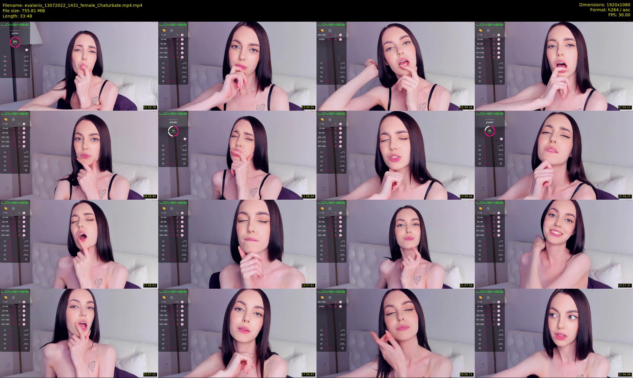 evalanis — 34 minute Chaturbate couple cam show recording, 1080p, Jul 13, 2022