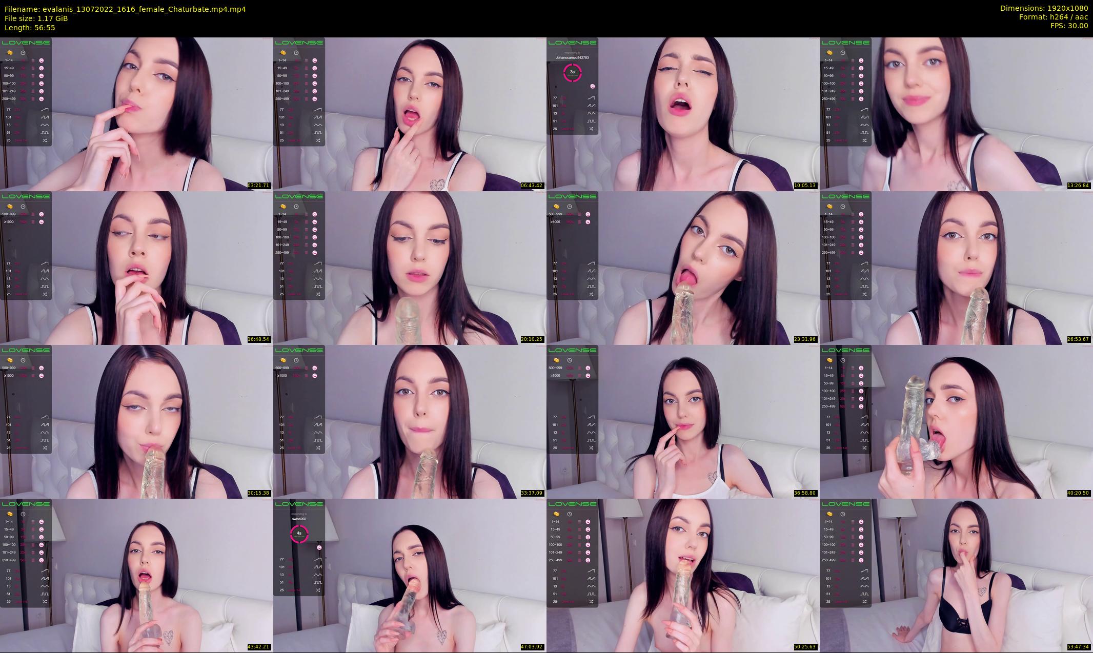 evalanis — 57 minute Chaturbate couple cam show recording, 1080p, Jul 13, 2022