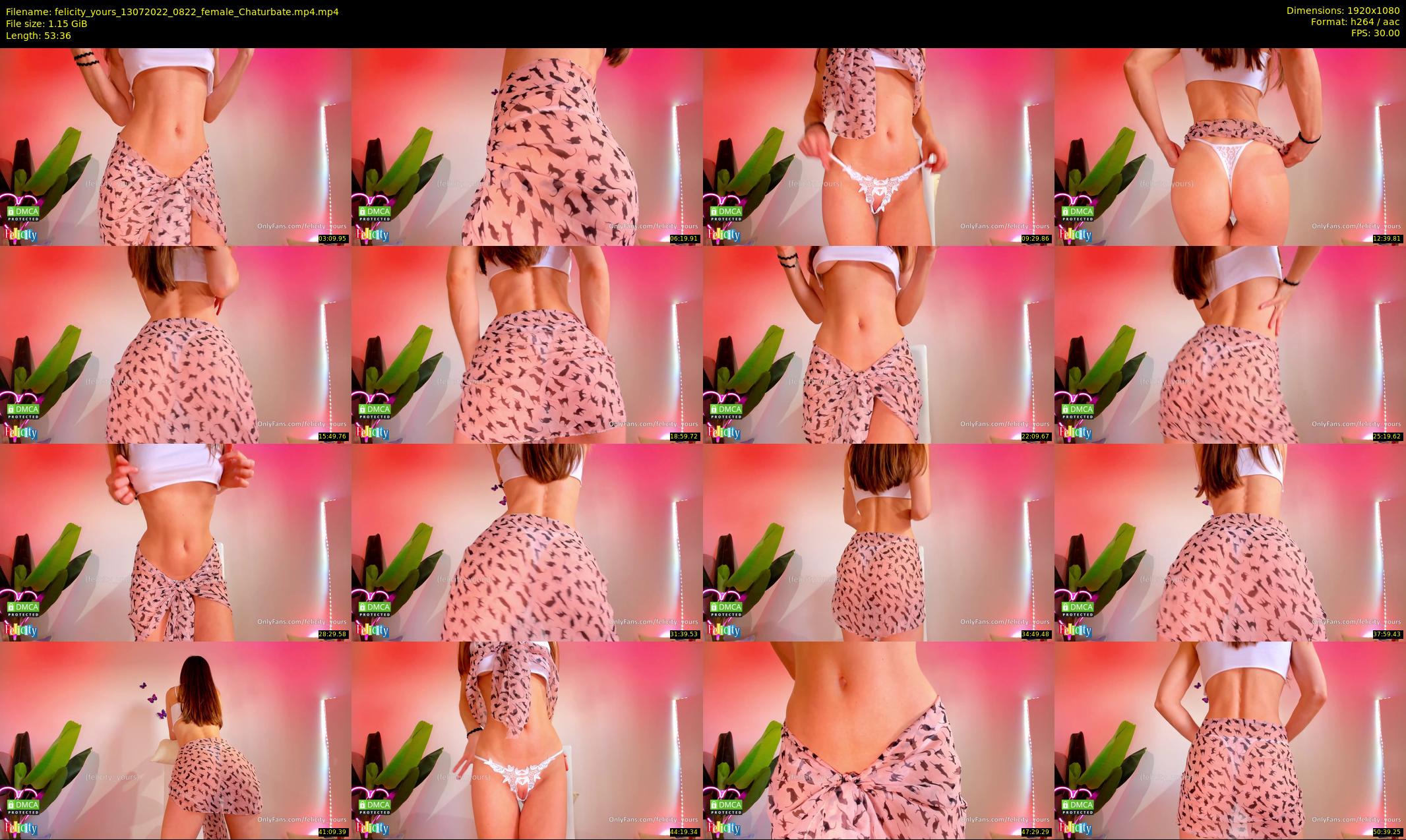 felicity_yours — 54 minute Chaturbate female cam show recording, 1080p, Jul 13, 2022