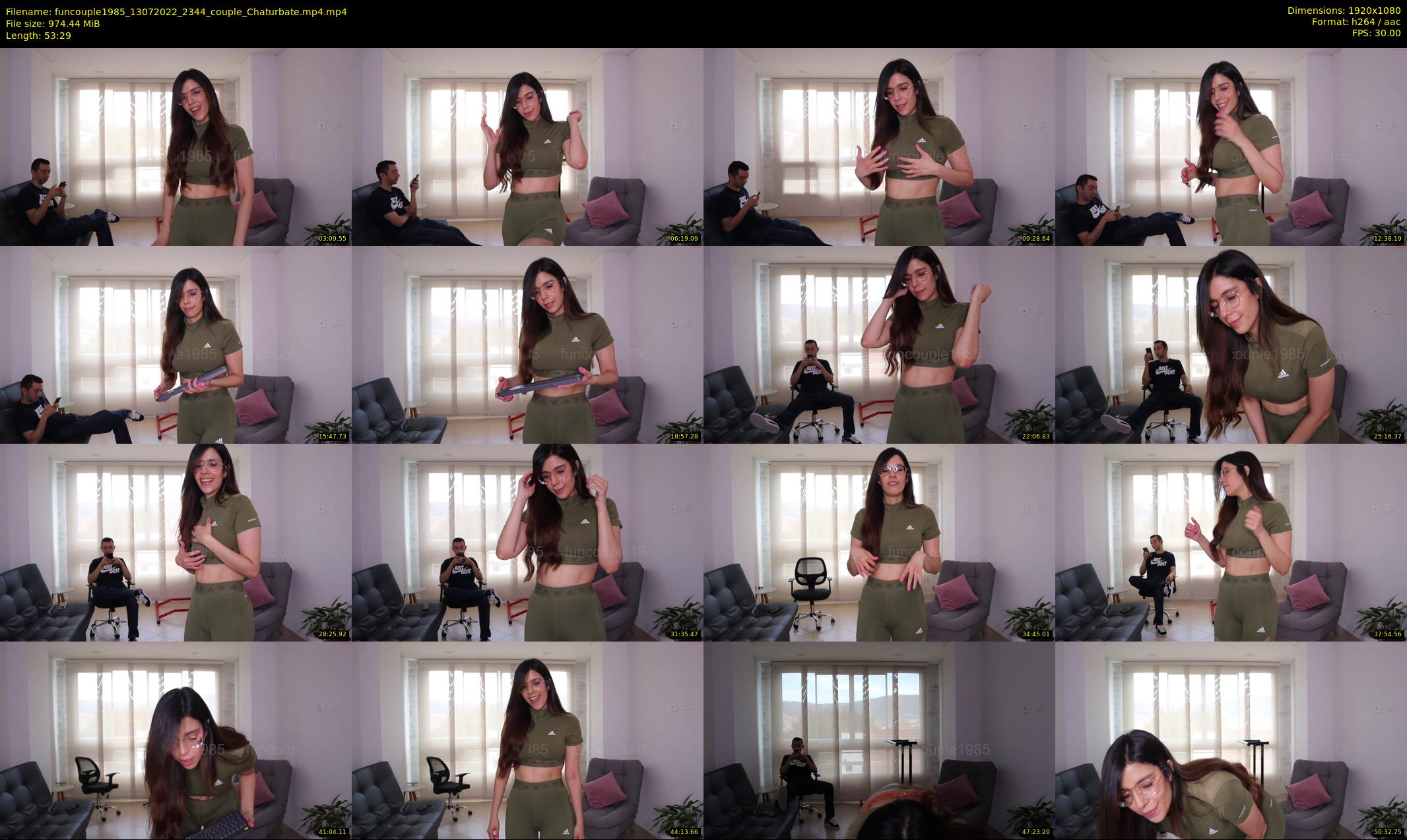 funcouple1985 — 54 minute Chaturbate couple cam show recording, 1080p, Jul 13, 2022