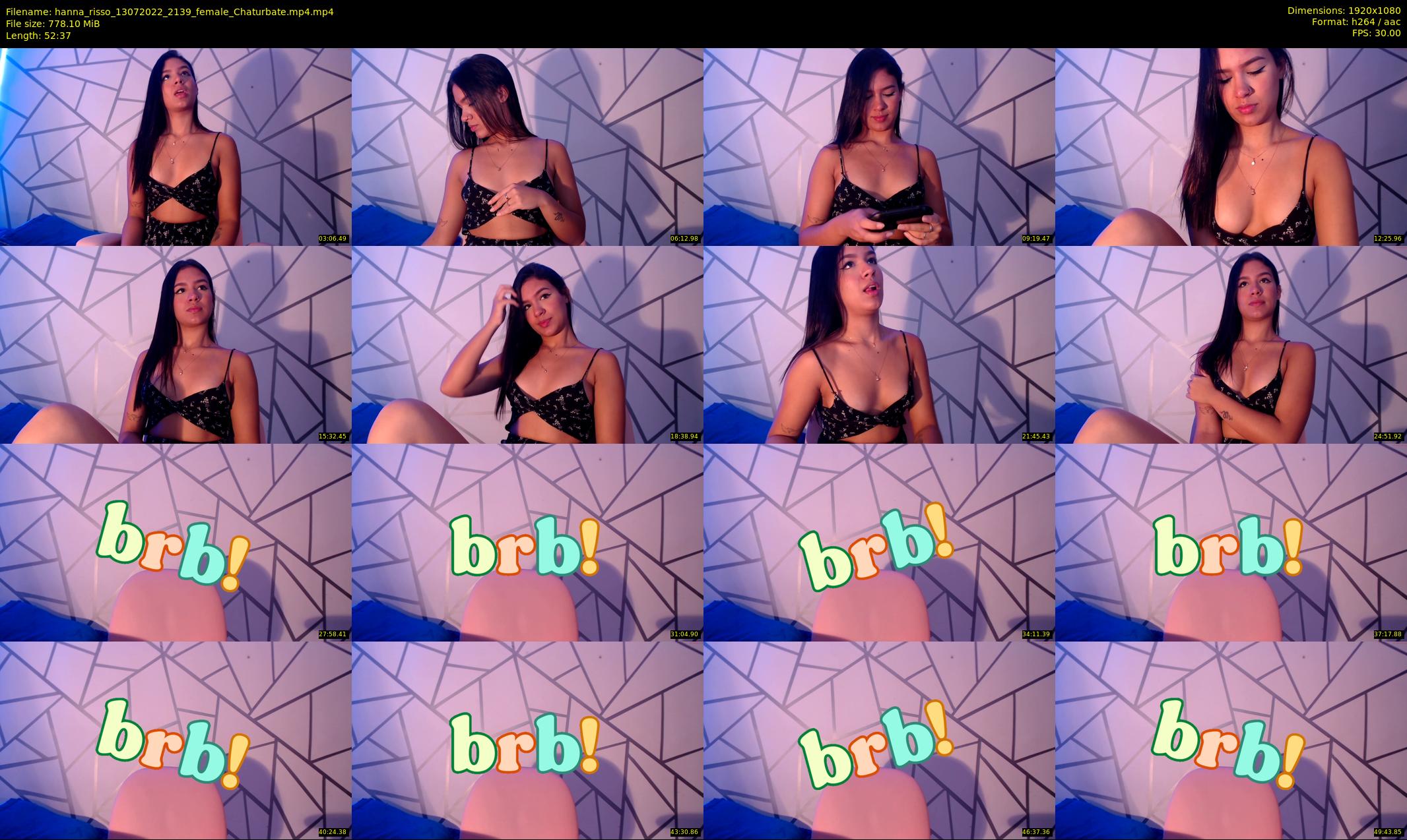 hanna_risso — 53 minute Chaturbate female cam show recording, 1080p, Jul 13, 2022