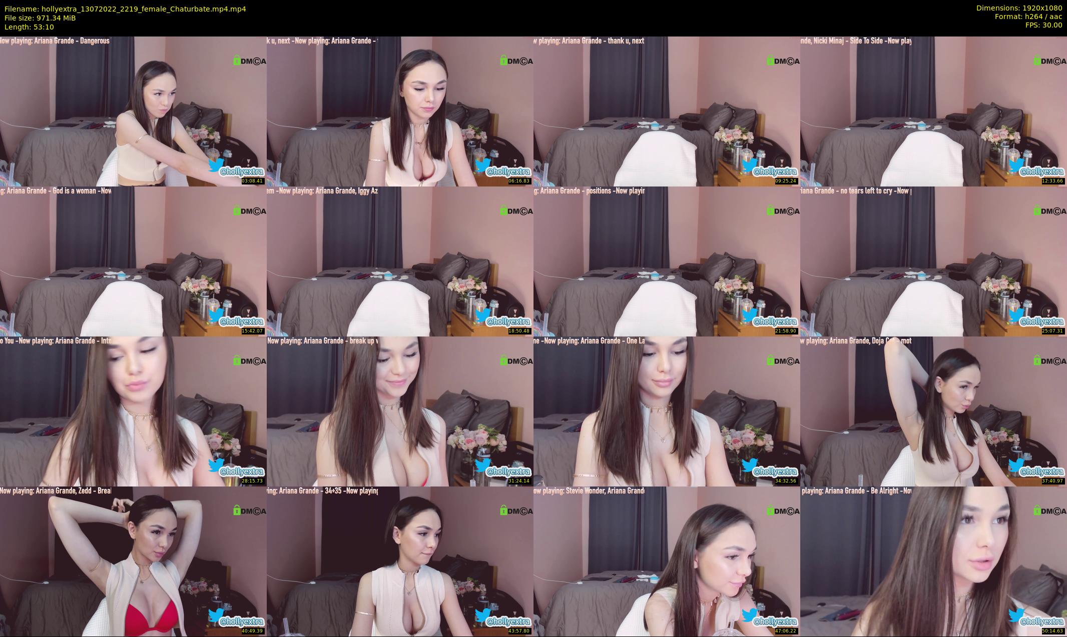 hollyextra — 54 minute Chaturbate female cam show recording, 1080p, Jul 13, 2022
